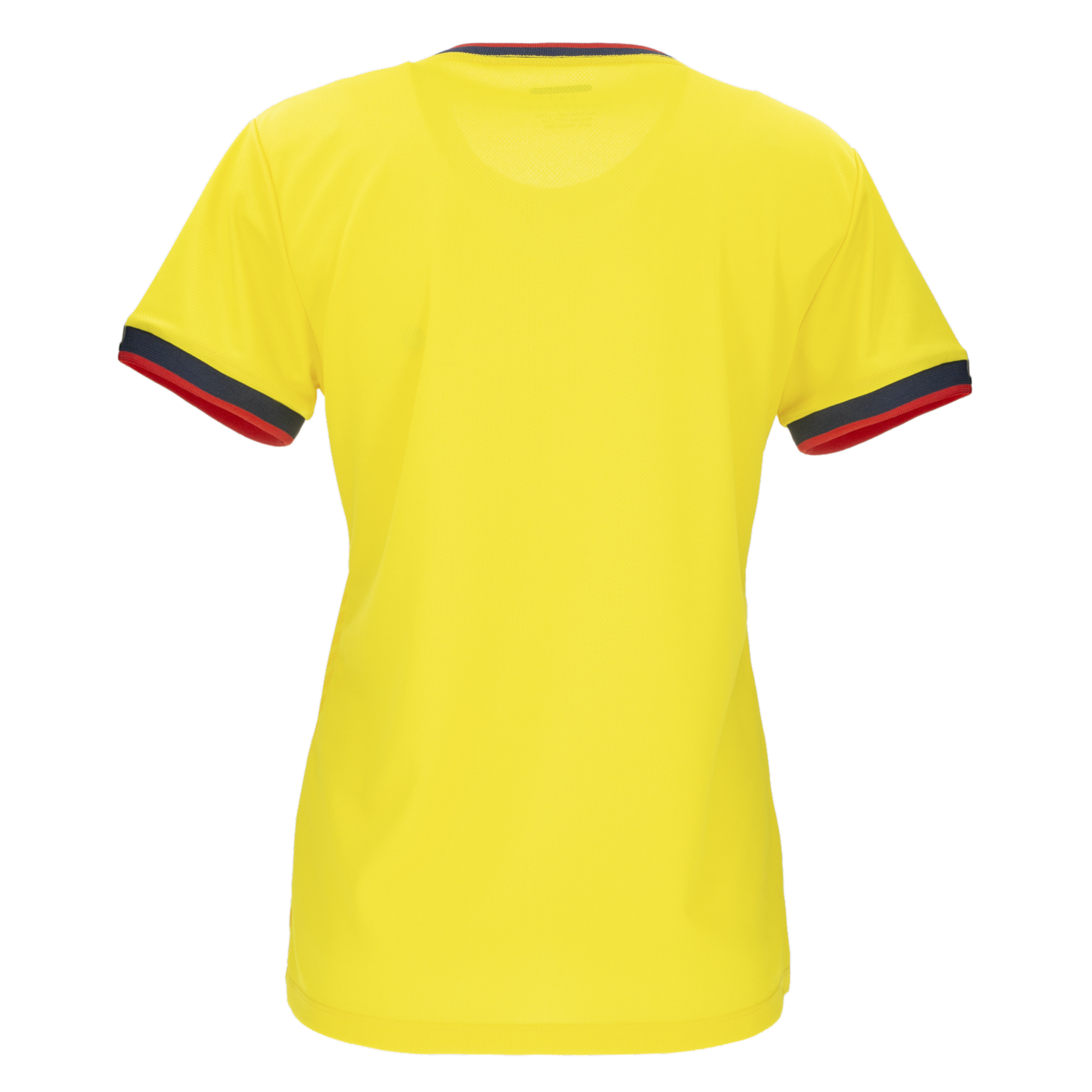 Camiseta Mujer Maga Corta Deportiva  Ecuador Amarilla FREE PARROT