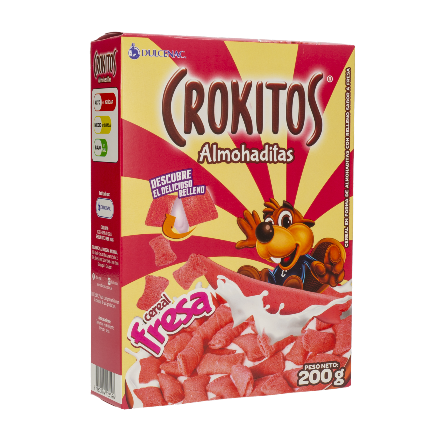 Cereal De Fresa CROKITOS 200  G