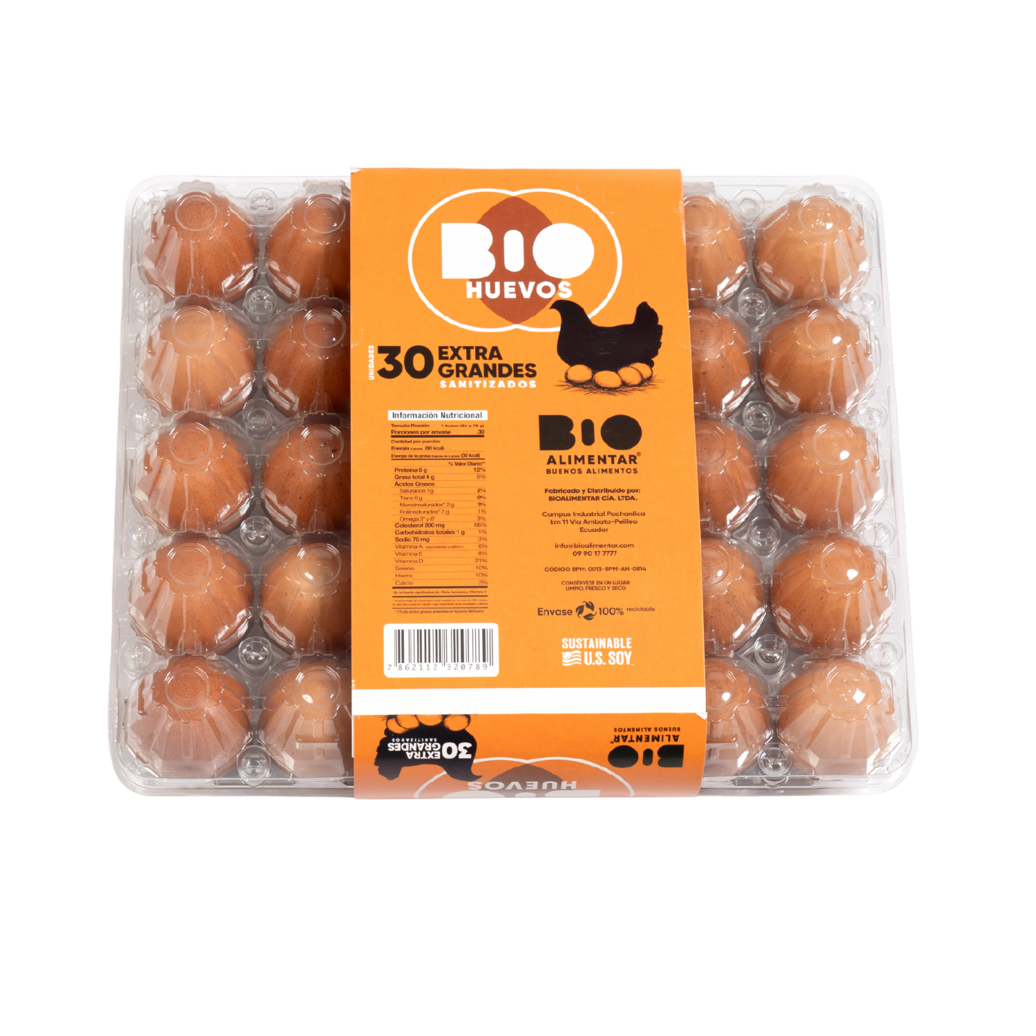 Huevos Extra Grandes BIO X 30 Uds
