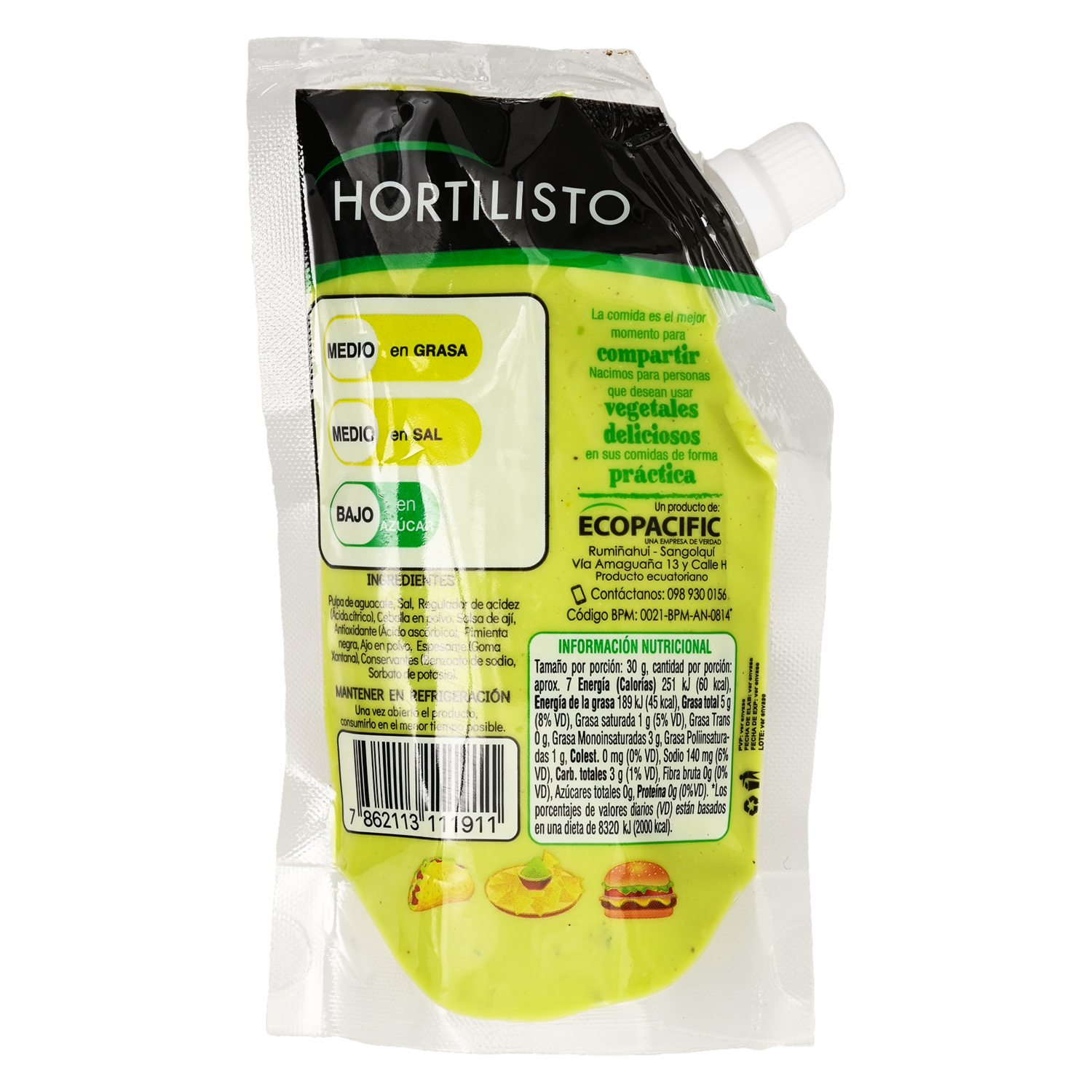 Guacamole Premium HORTILISTO 205ml