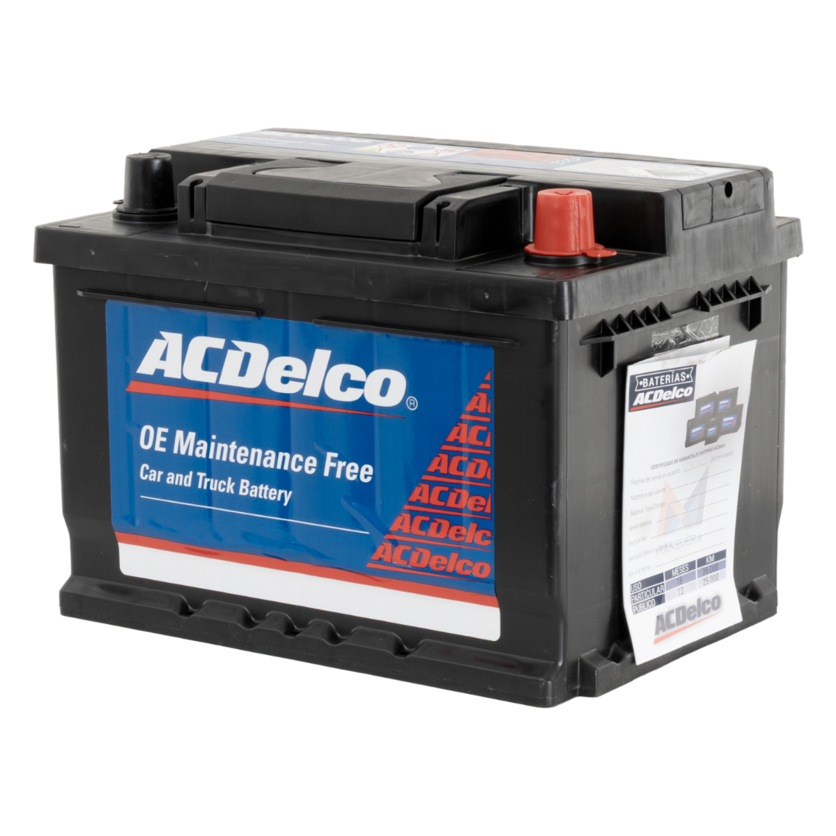 Batería De Auto Borne Positivo Derecho AC DELCO NS42