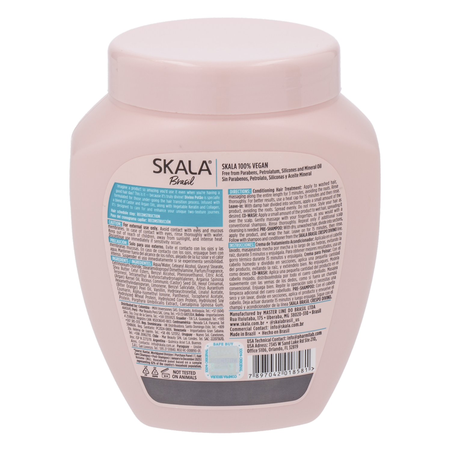 Tratamiento Capilar Puerta Divina SKALA BRASIL 1000 G