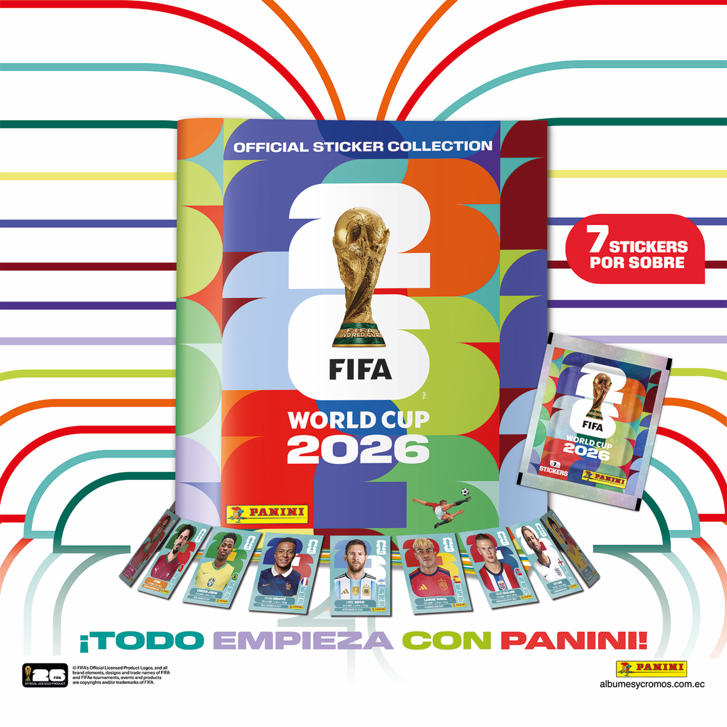 Álbum Tapa Blanda Colección Fifa World Cup 2026 PANINI Unidad