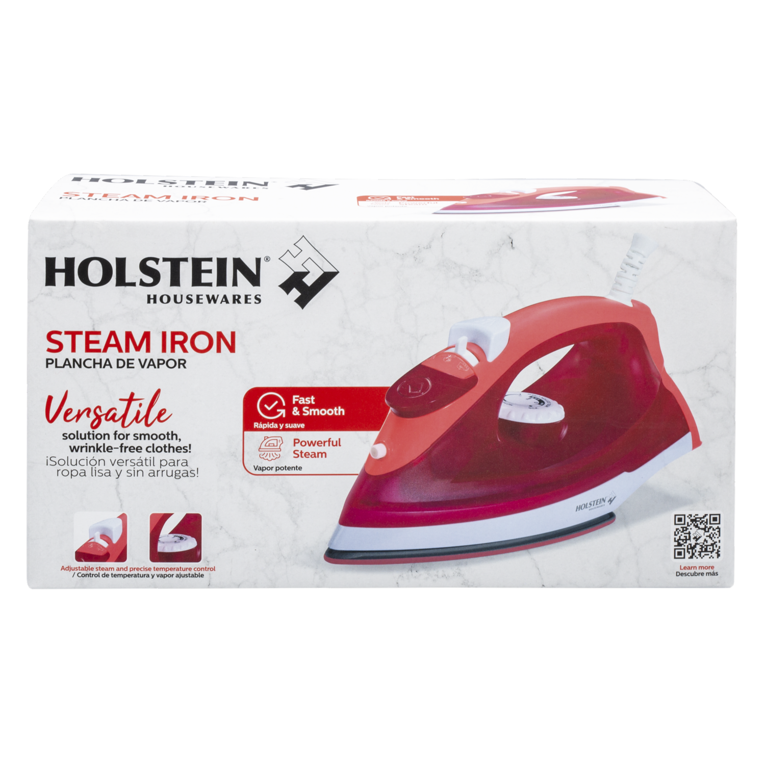 Plancha De Ropa Con Vapor HOLSTEIN 1200 Watts