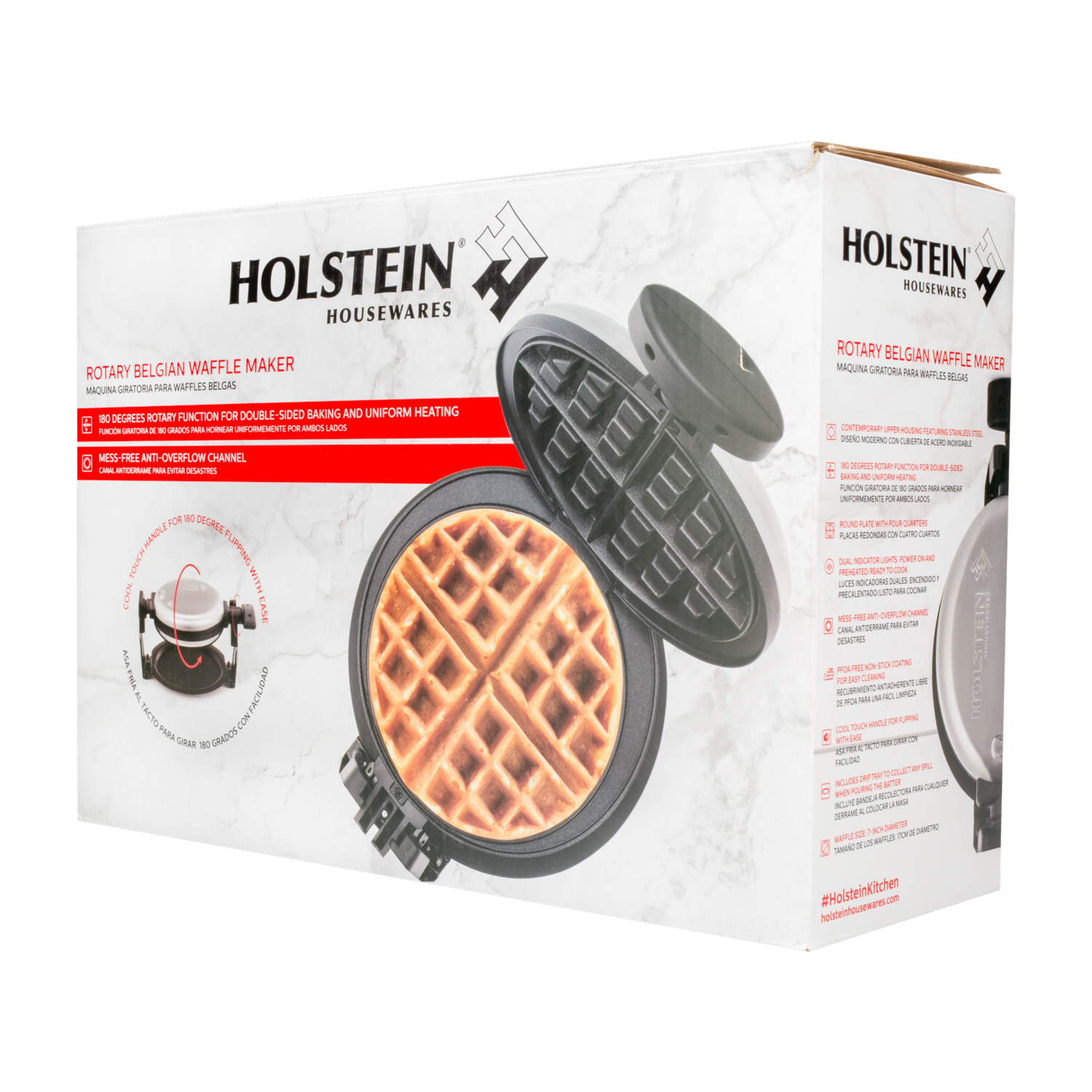 Waflera Rotadora 7″ Modelo Hh-09114005ss HOLSTEIN 1000 Watts