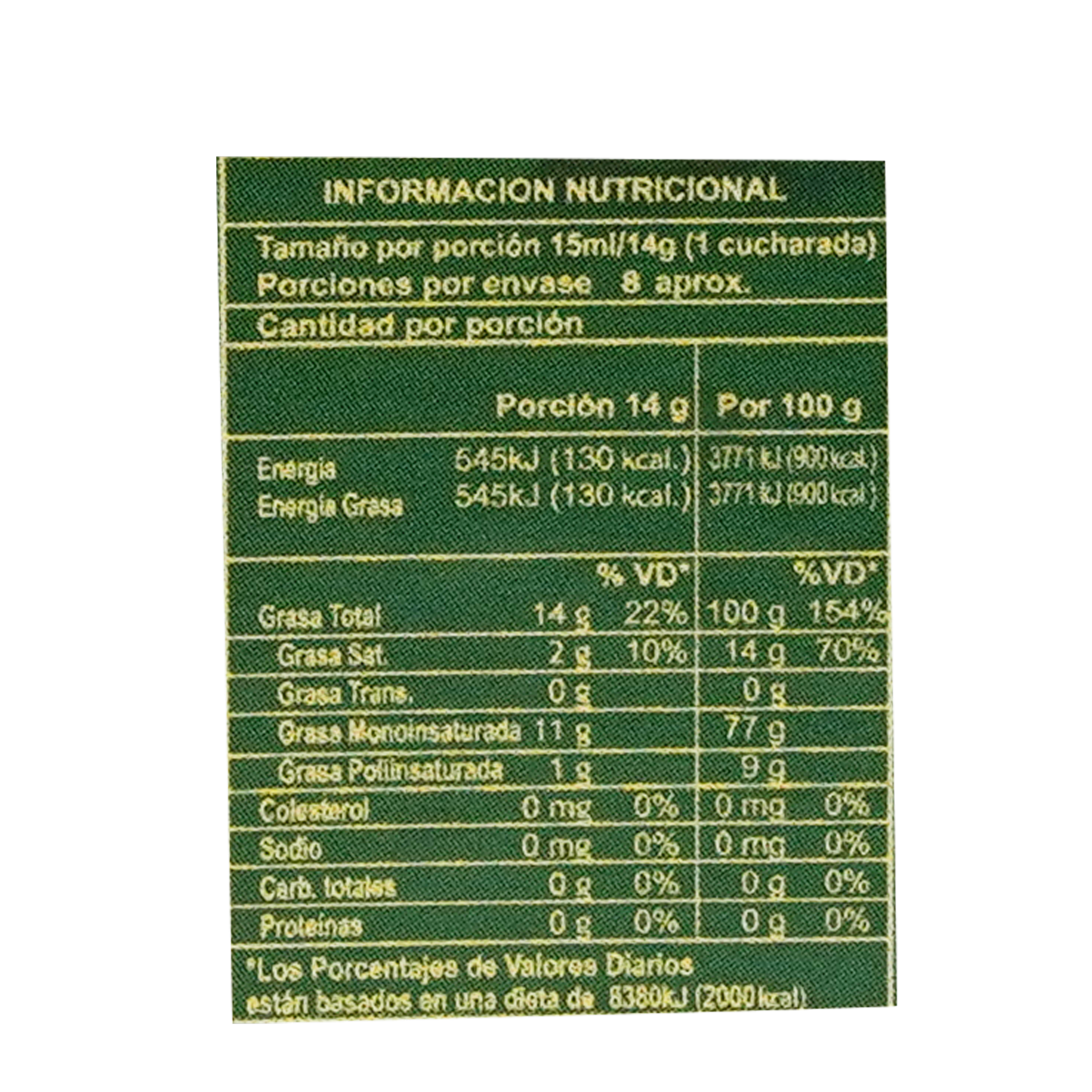 Aceite De Oliva Extra Virgen De Vidrio LA ESPAÑOLA 125 Ml