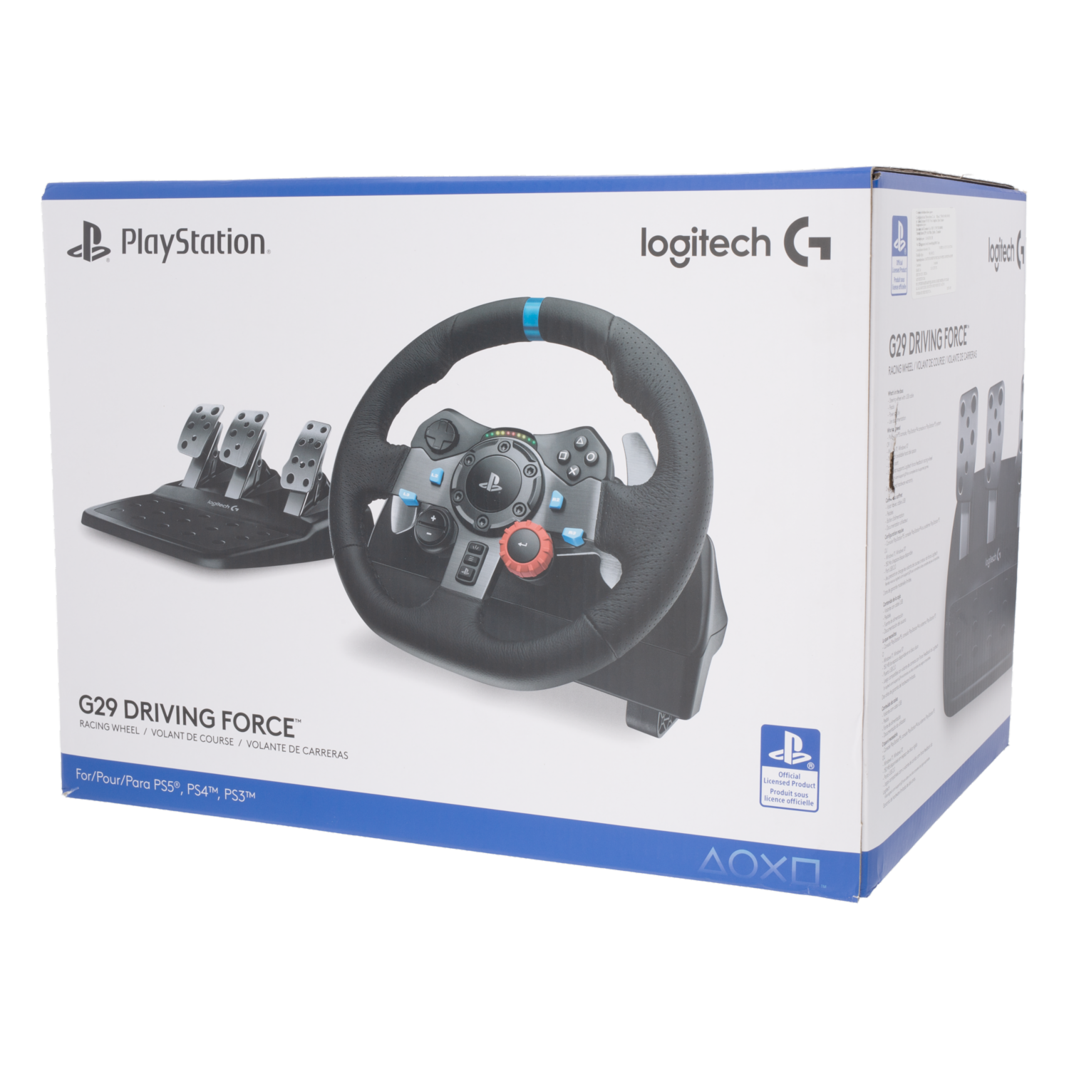 Volante De Carreras Y Pedalera Para Play Station G29 Driving Force LOGITECH 2 Piezas