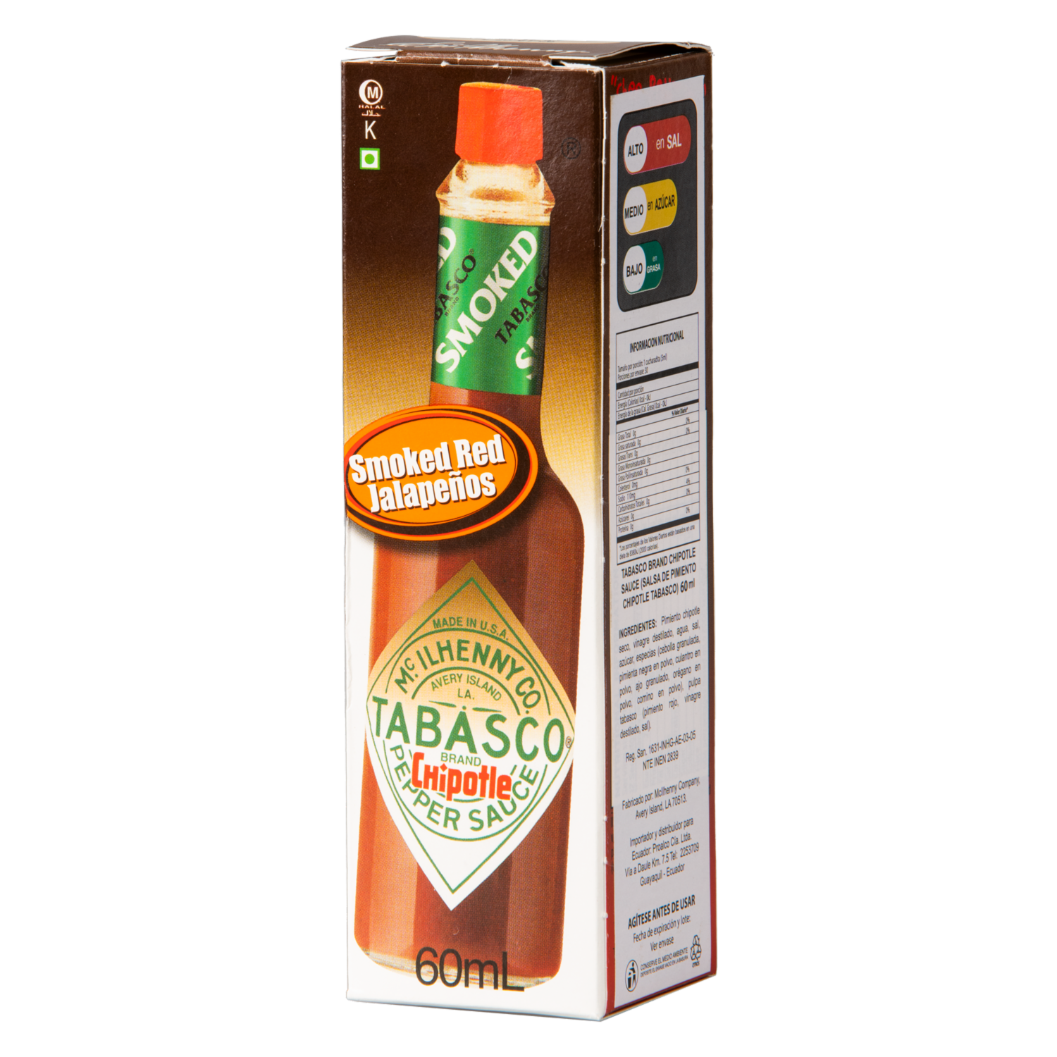 Salsa Picante Chipotle Pepper Sauce TABASCO 60 Ml