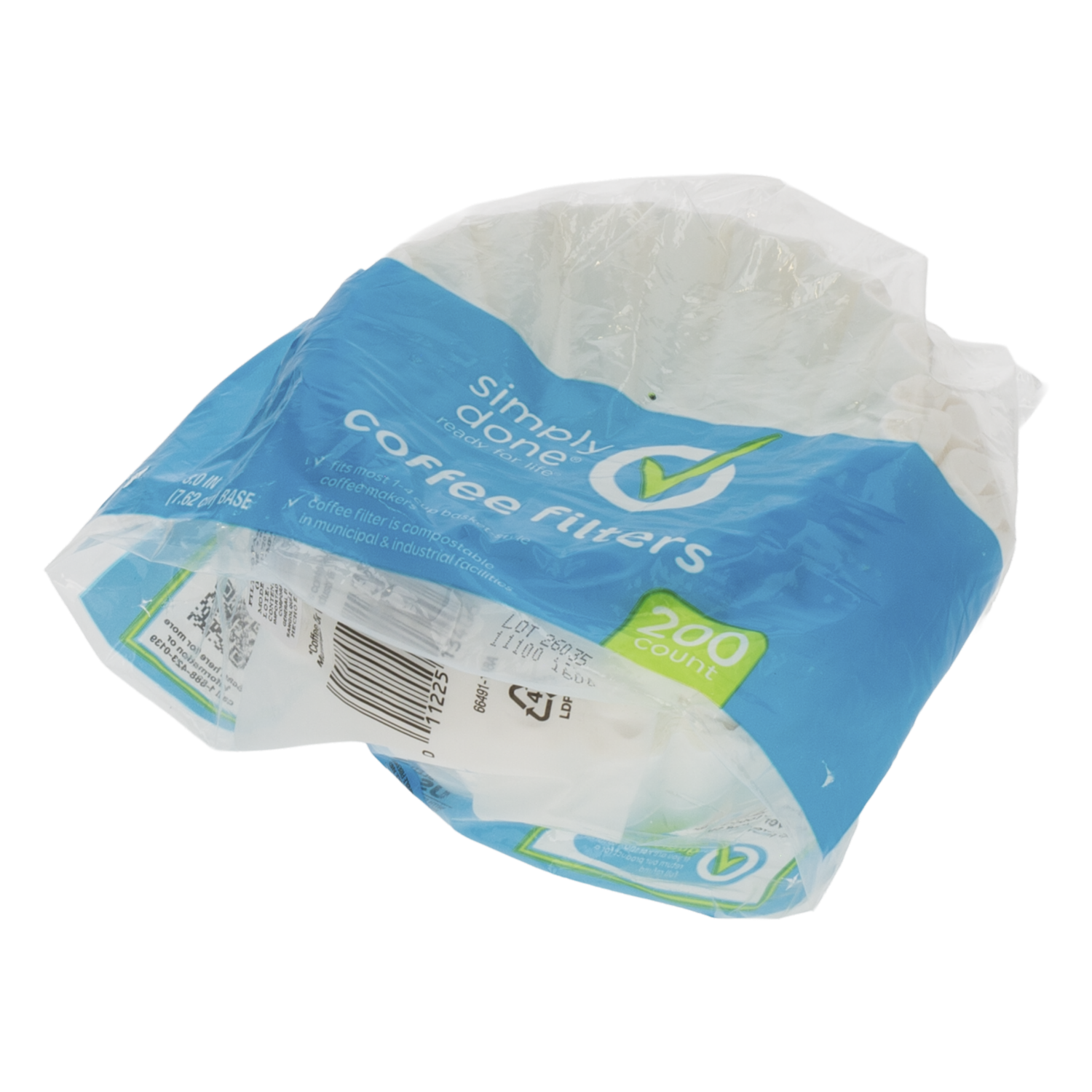 Filtros Para Café 1 A 4 Tazas SIMPLY DONE 200 U