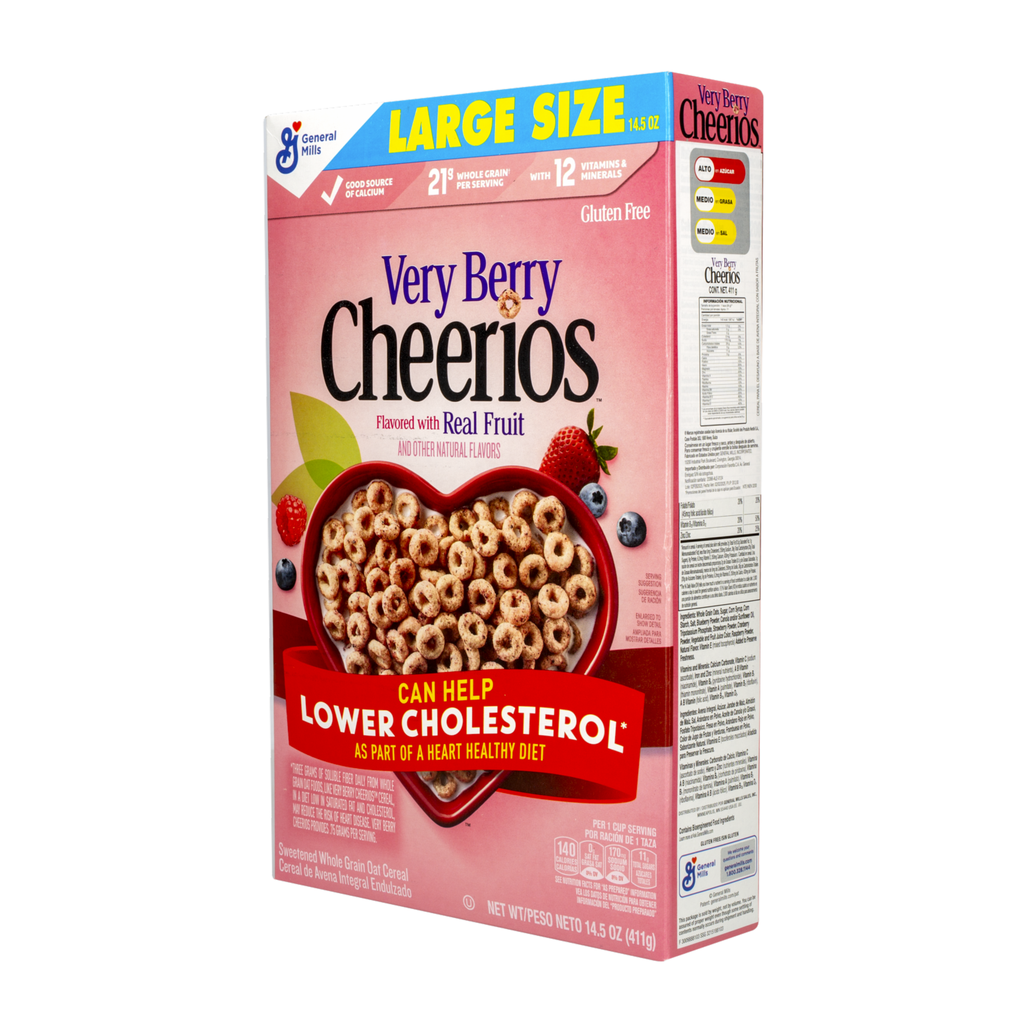 Cereal De Avena Very Berry CHEERIOS 411 G