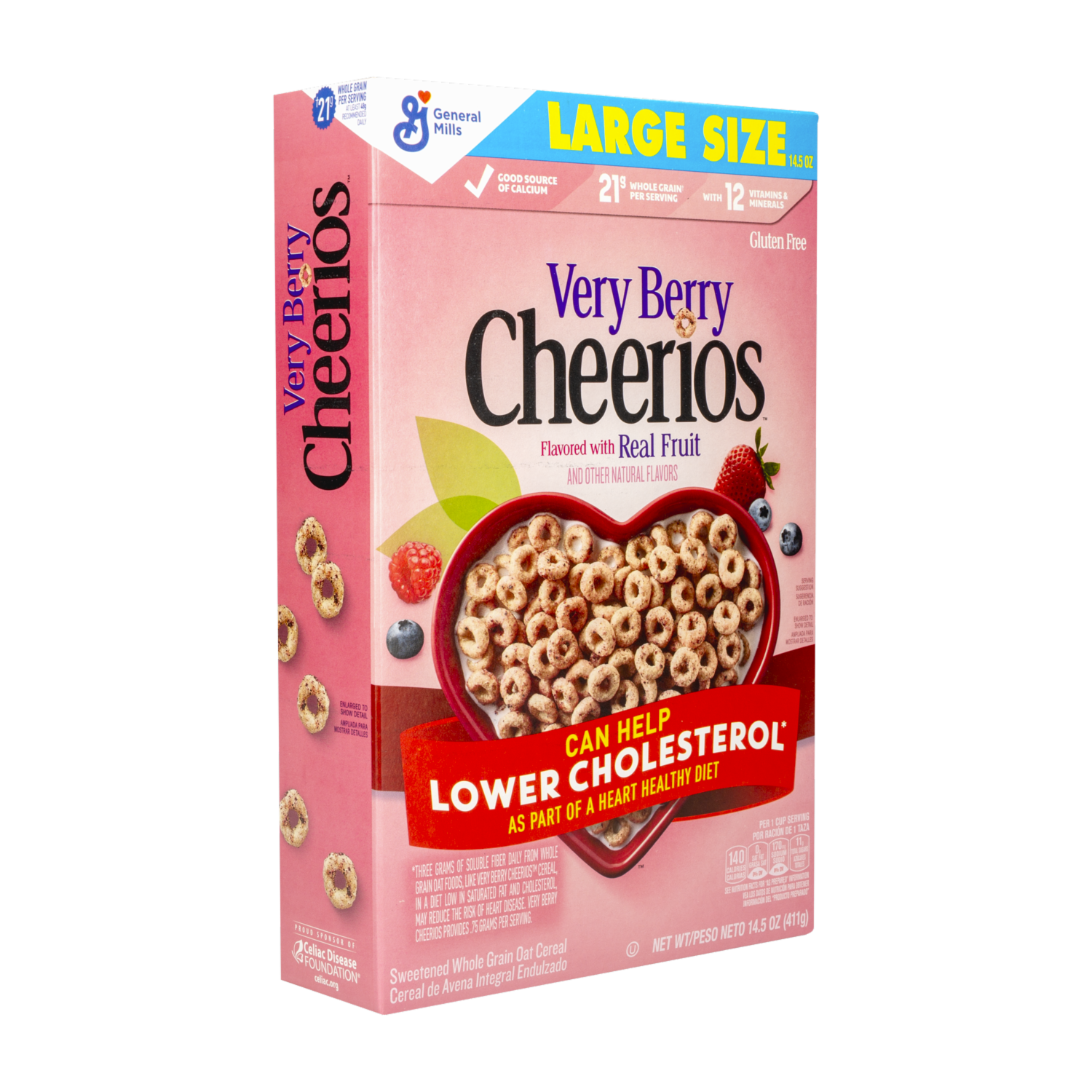 Cereal De Avena Very Berry CHEERIOS 411 G