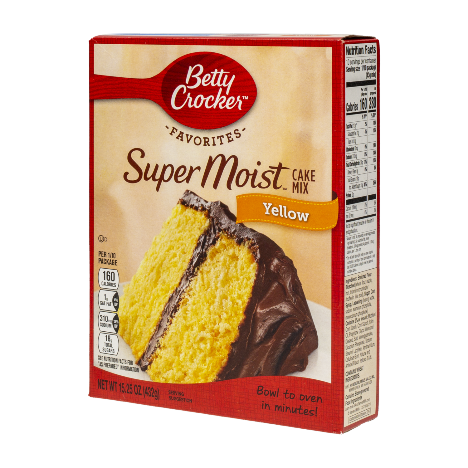 Cake Amarillo BETTY CROCKER 432 G