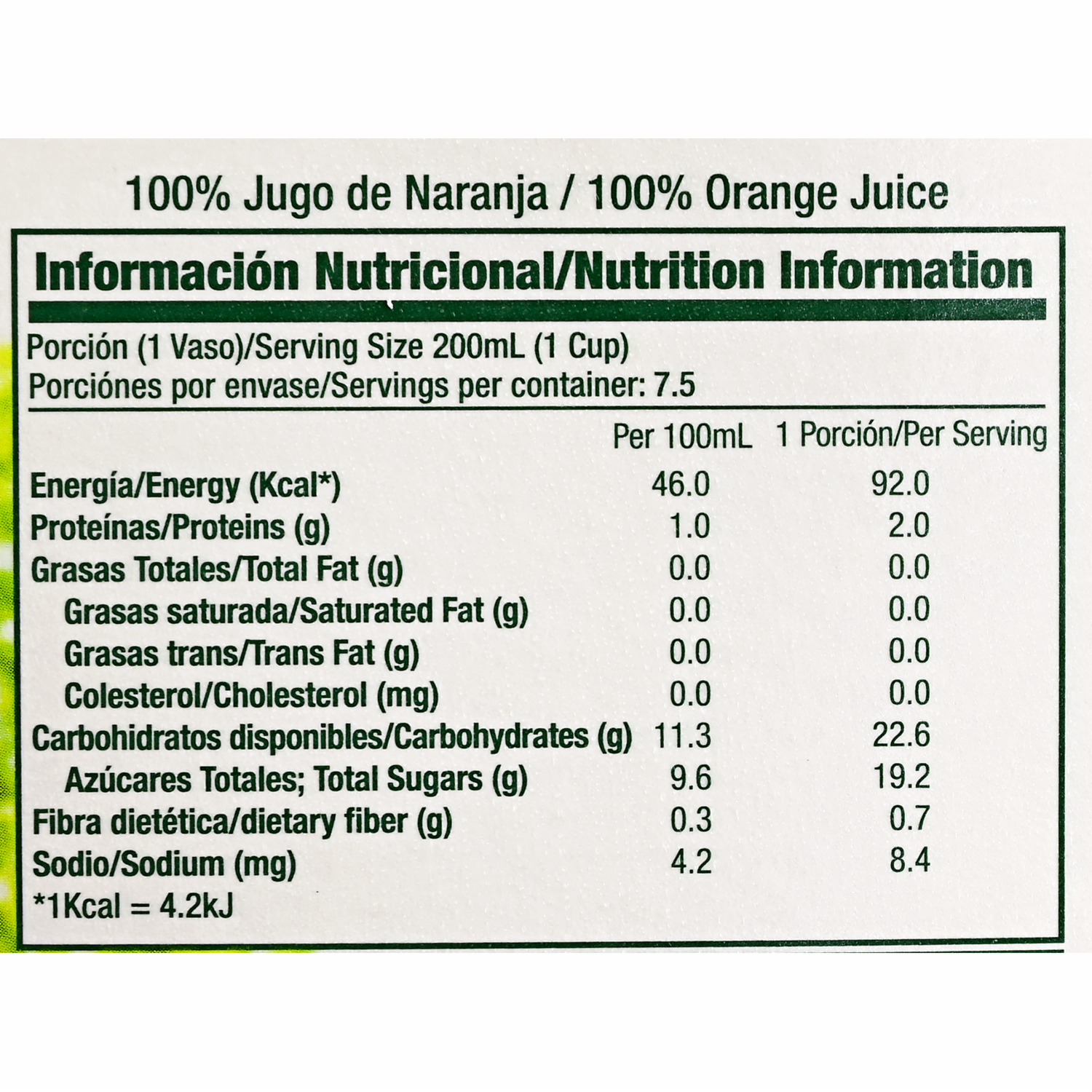 Jugo De Naranja Pasteurizados Con Pulpa FLORIDA’S NATURAL 1530 Ml