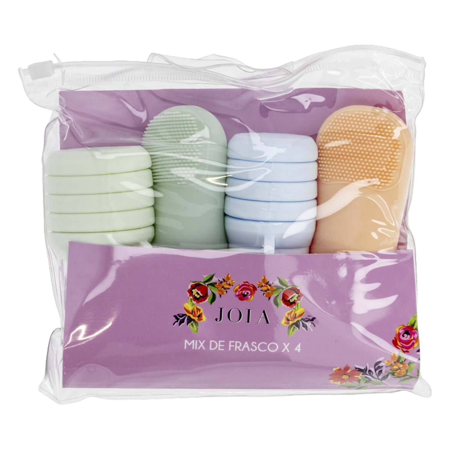 Frascos Para Viaje Mix De Usos JOIA 4 Piezas