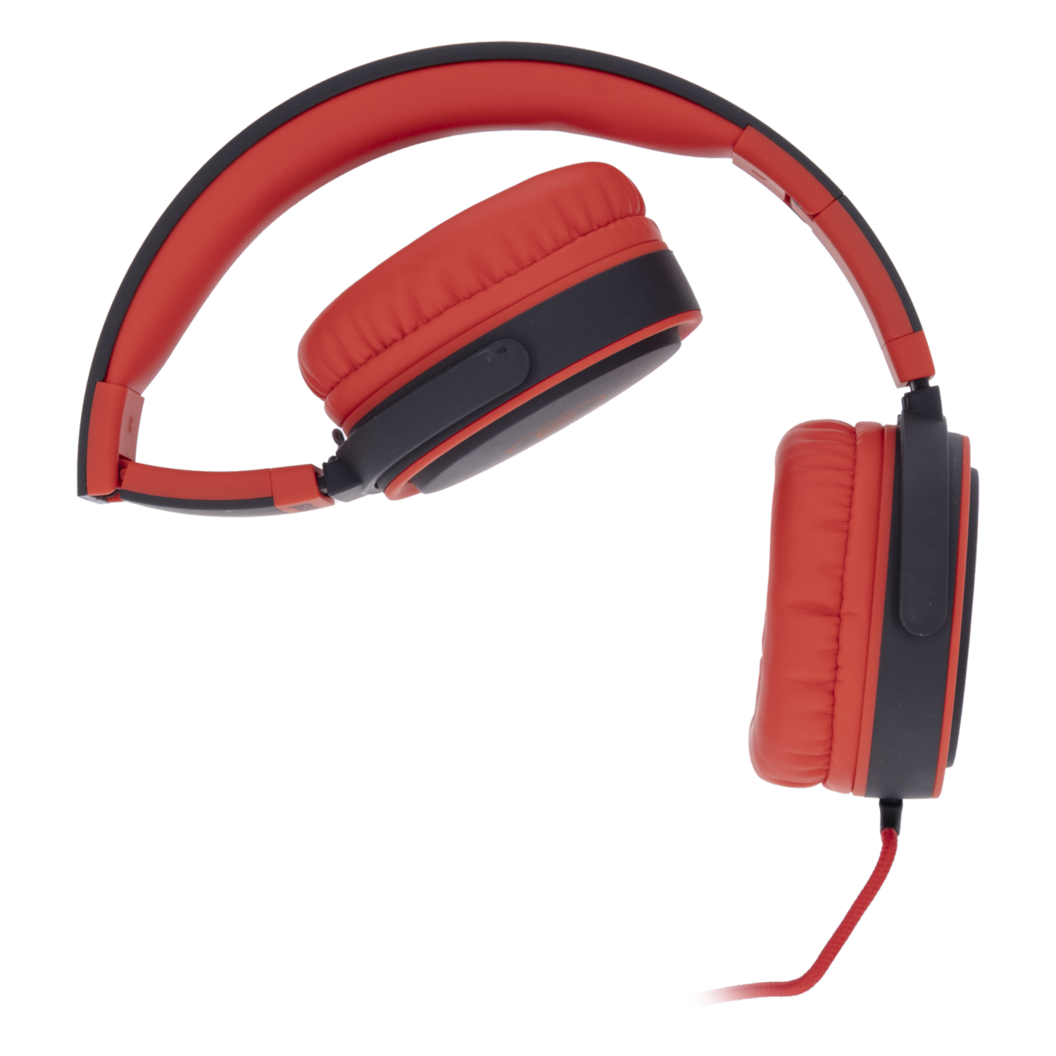 Audífonos Diadema Con Micrófono Negro Con Rojo Hp-B52 MAXELL Con Cable