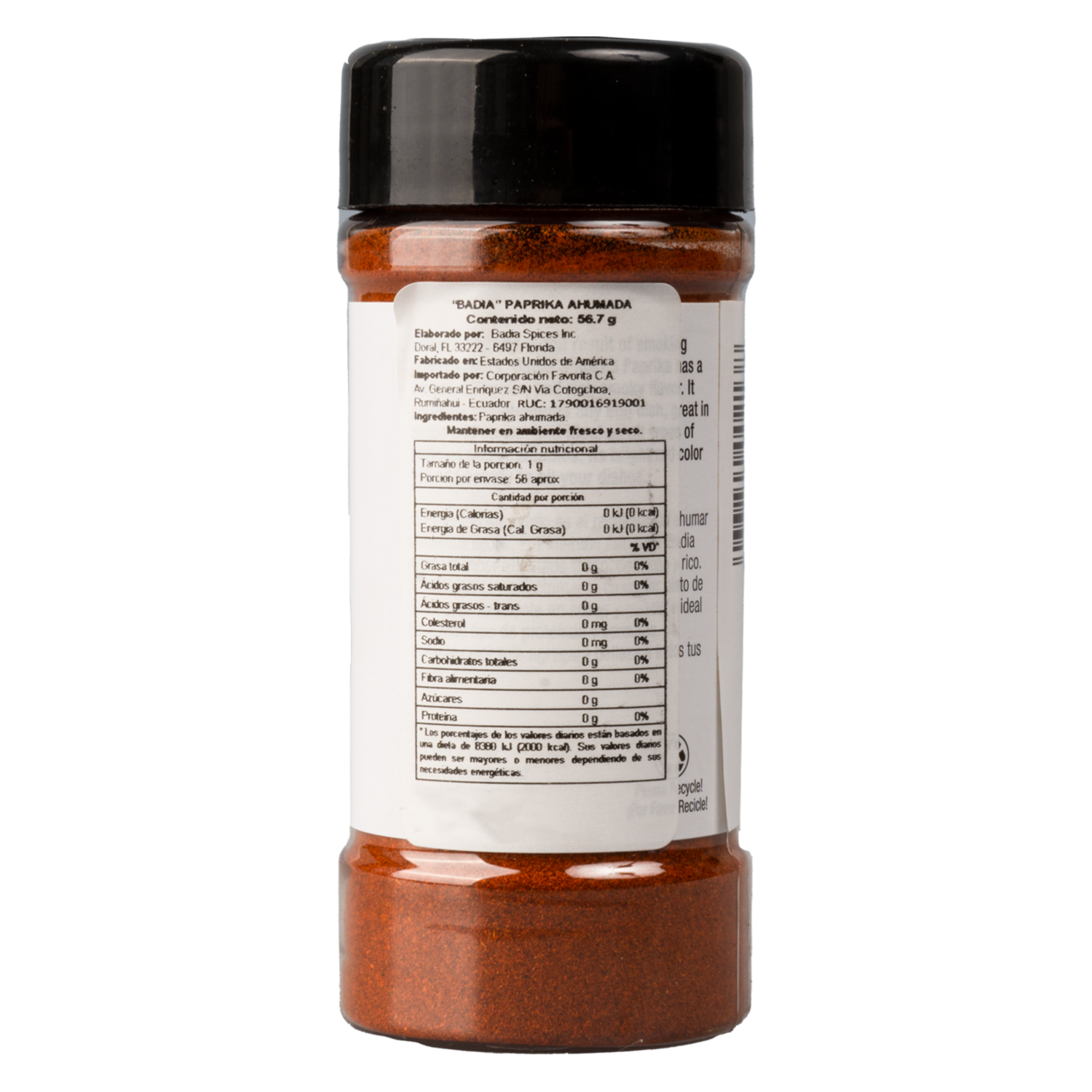 Paprika Ahumada BADIA 56 g