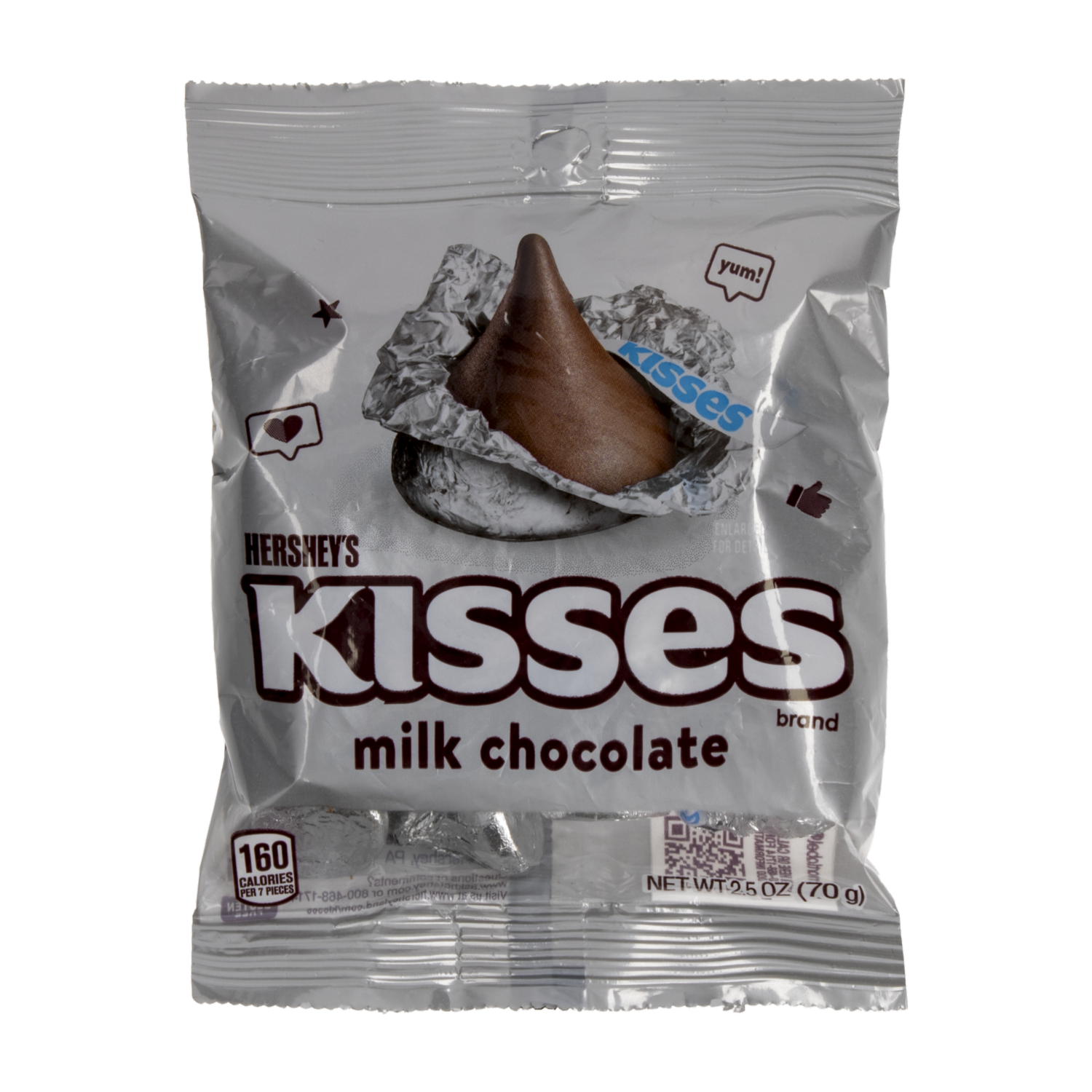 Chocolate Con Leche Kisses HERSHEY’S 70 G