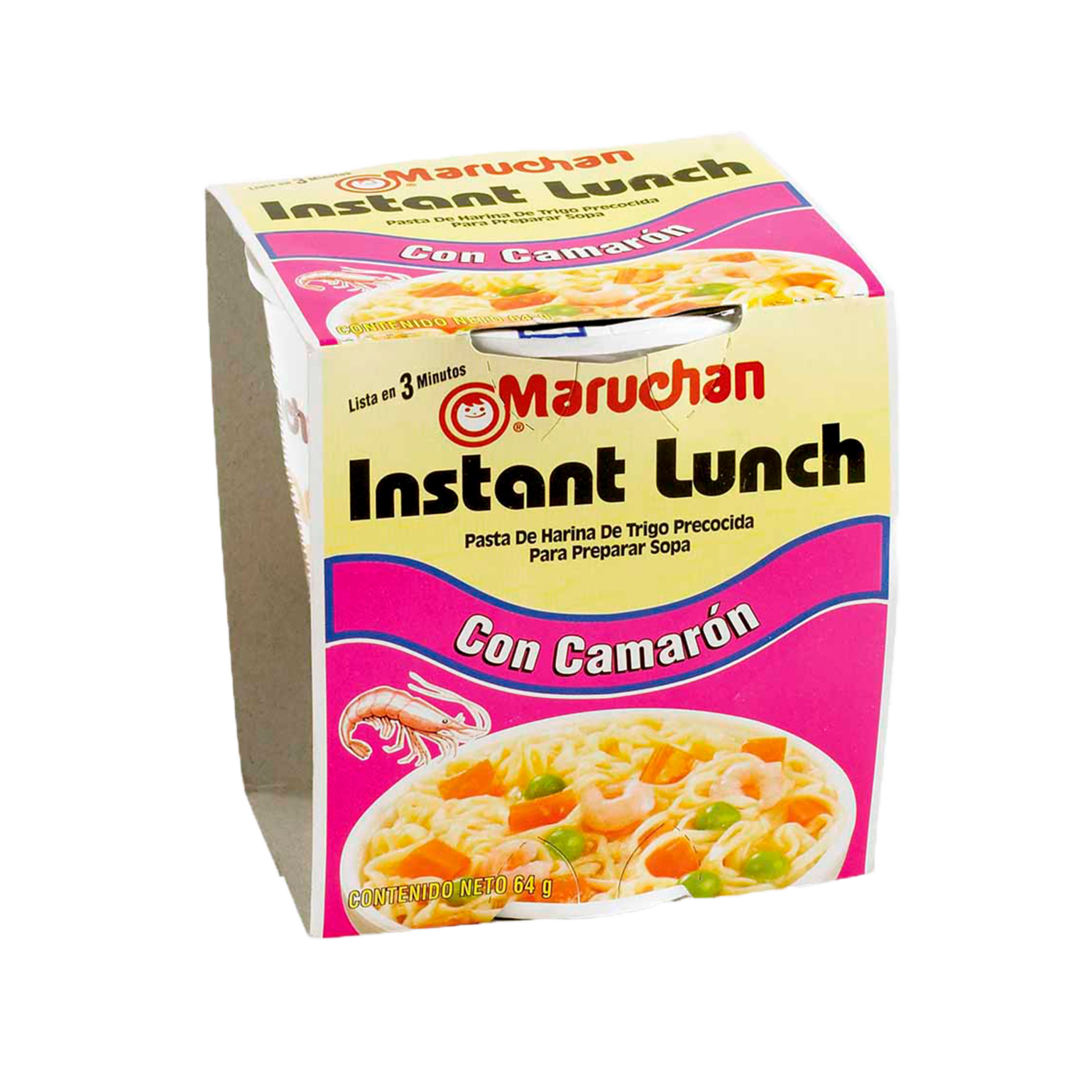 Fideos Instantáneos Lunch Camarón MARUCHAN 64 G