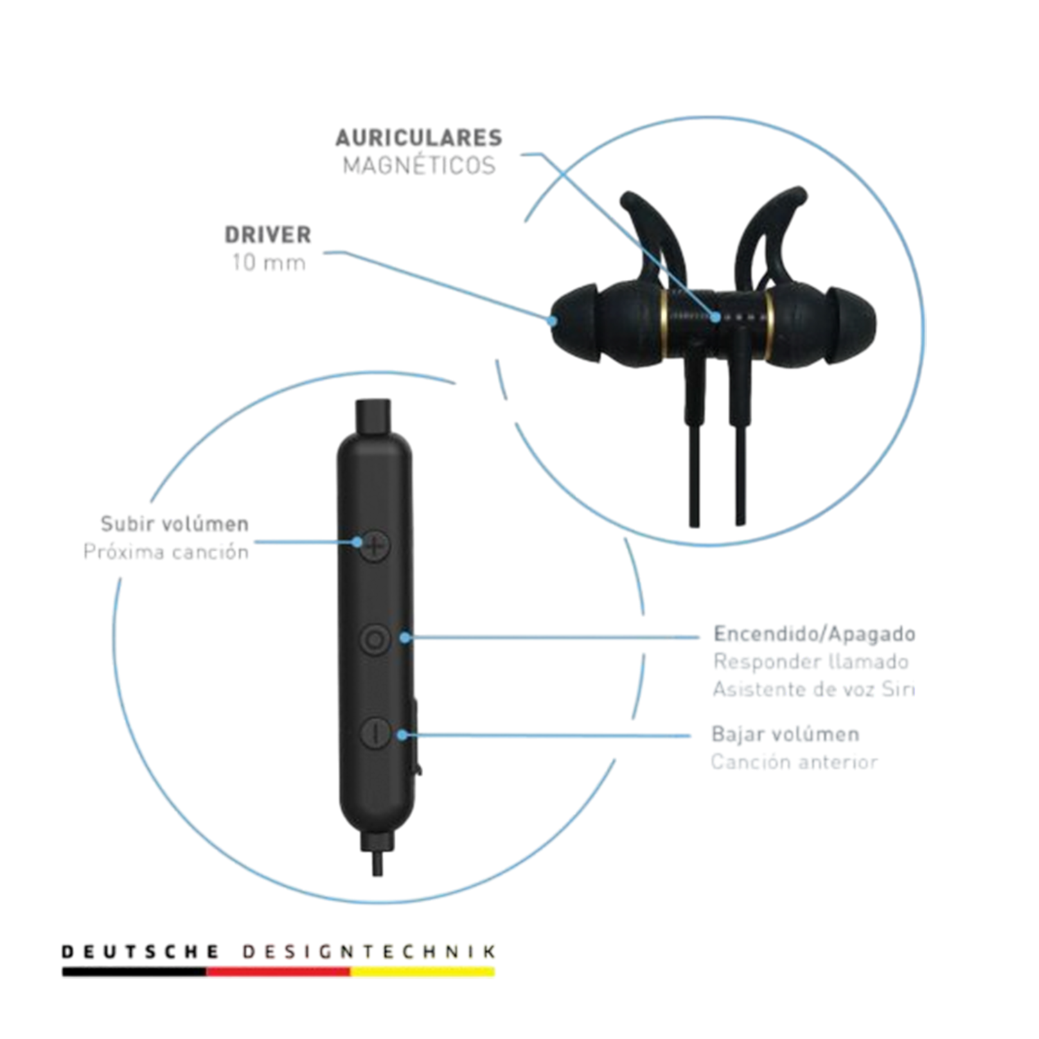 Audífonos VR100 Neckband HK096-03562 THONET & VANDER Bluetooth