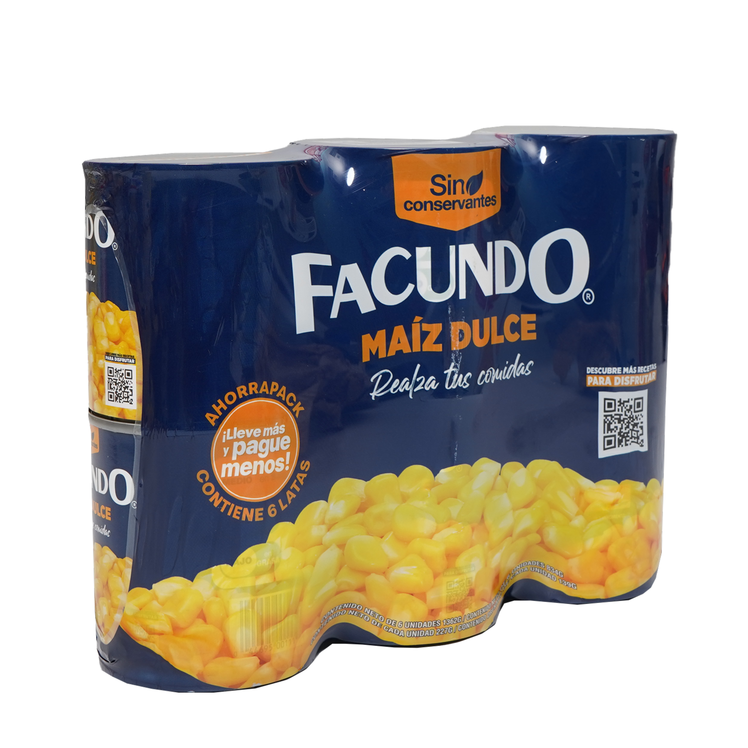 Maíz Dulce Tradicional FACUNDO 6 X 227 G