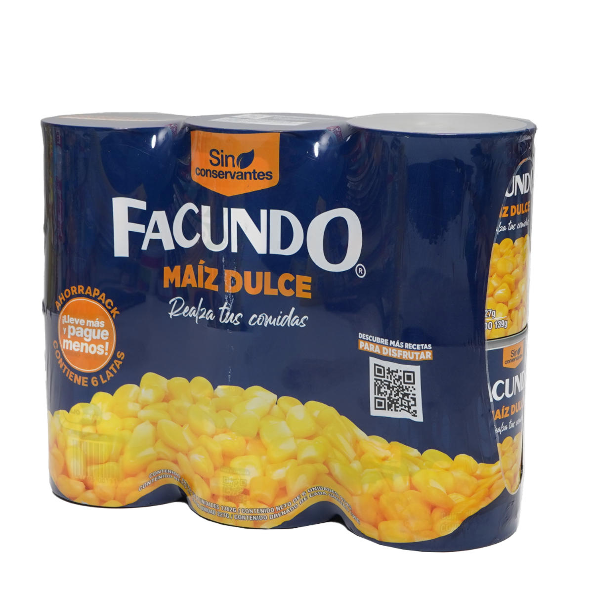 Maíz Dulce Tradicional FACUNDO 6 X 227 G