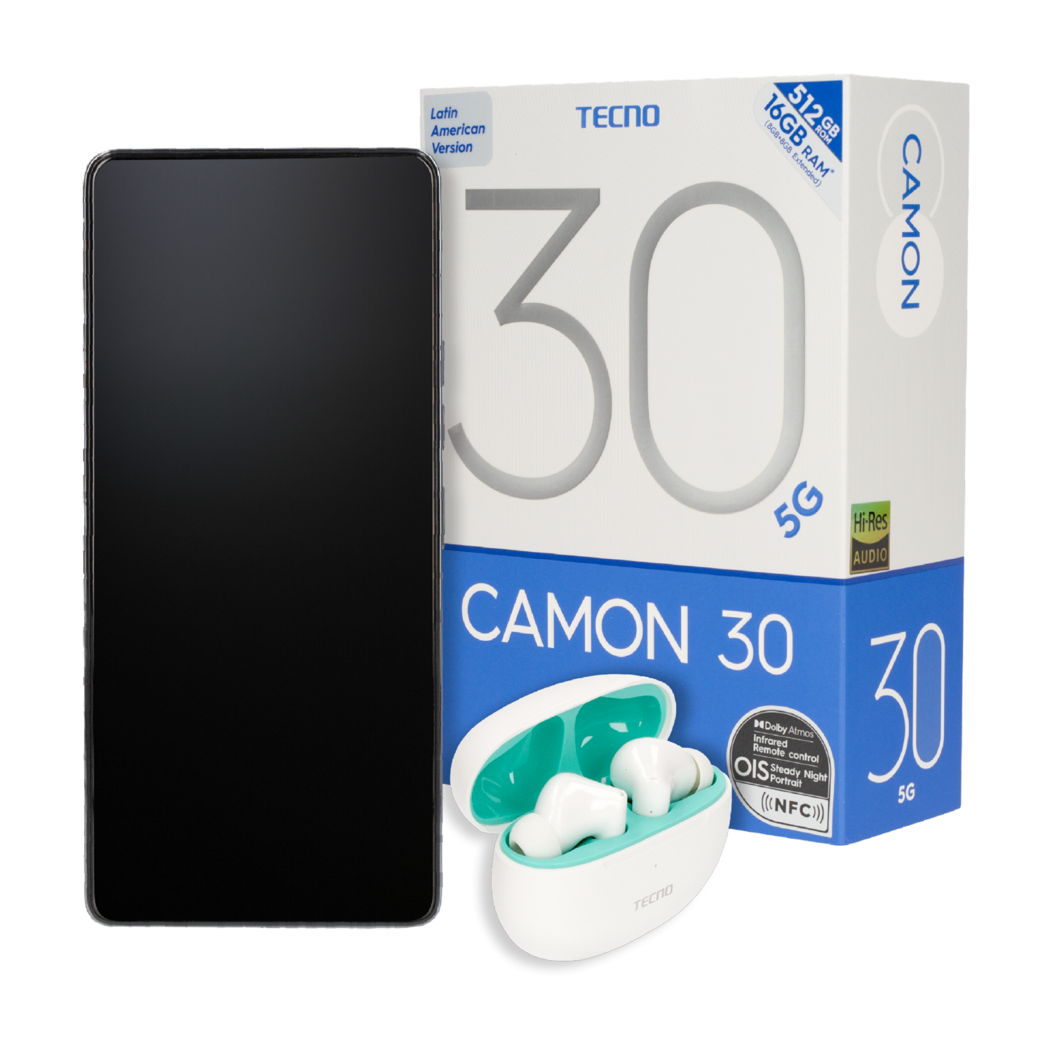Teléfono Celular Camon 30 5G TECNO 8 Gb + 512 Gb