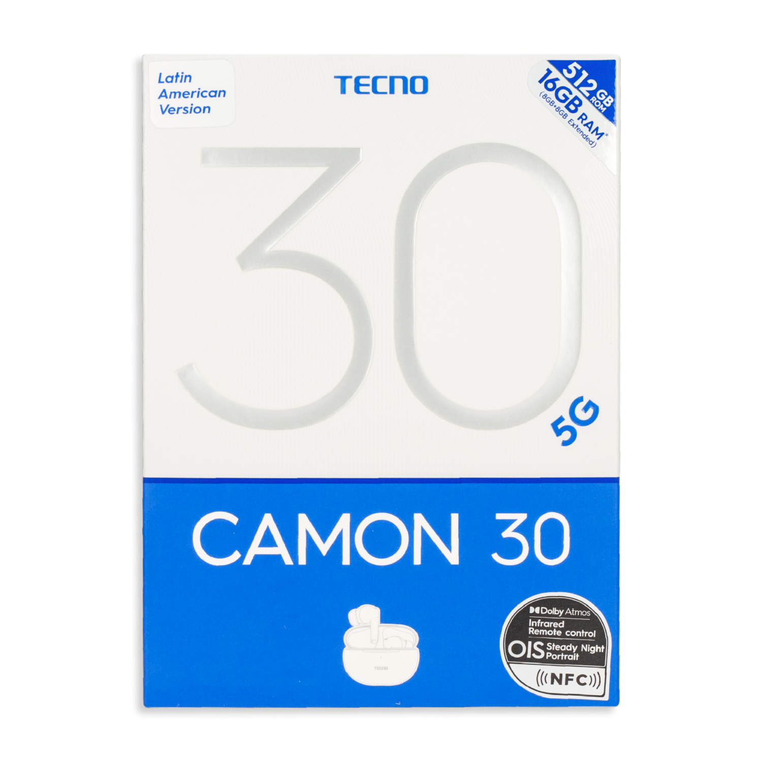 Teléfono Celular Camon 30 5G TECNO 8 Gb + 512 Gb