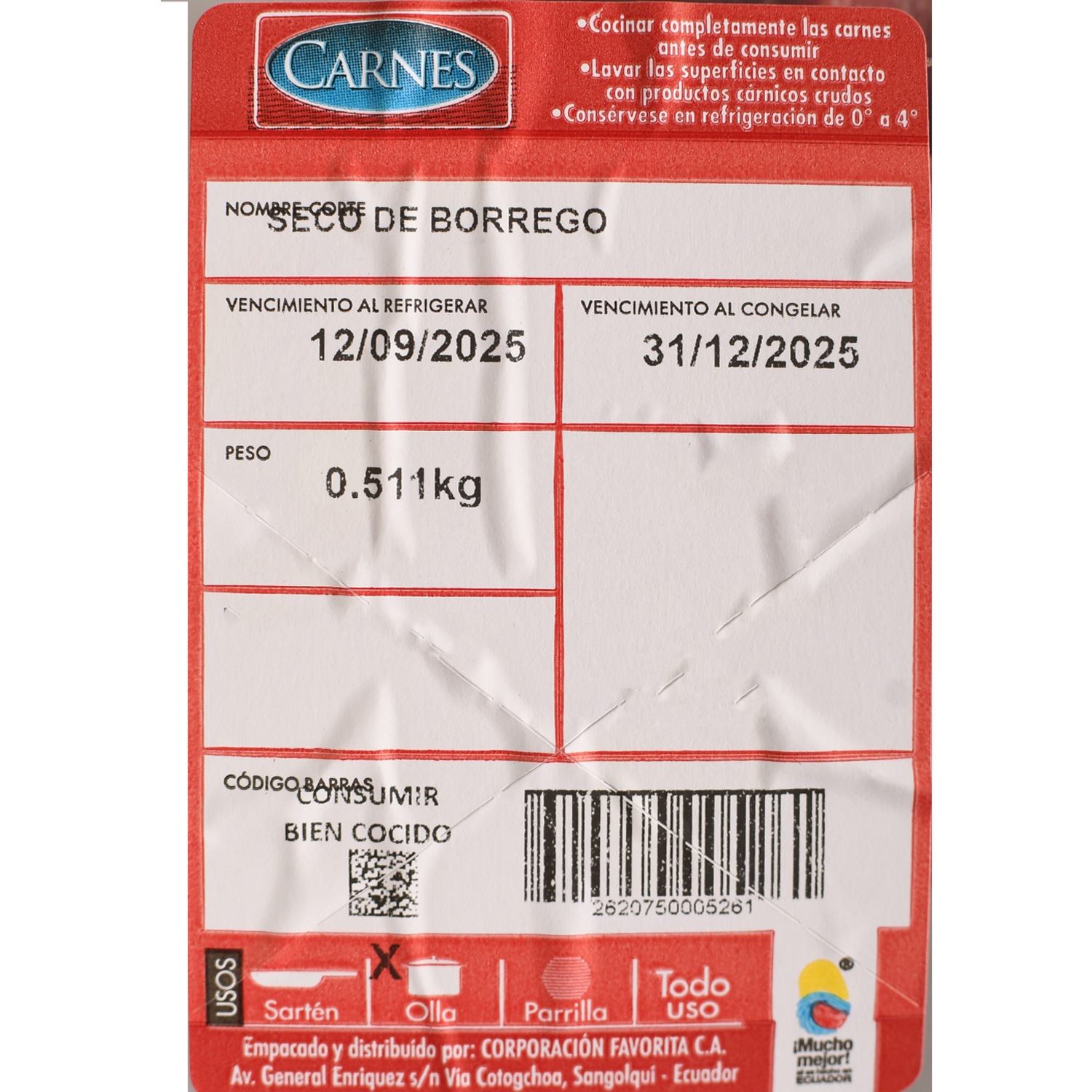 Seco De Borrego SUPERCARNES Al Peso
