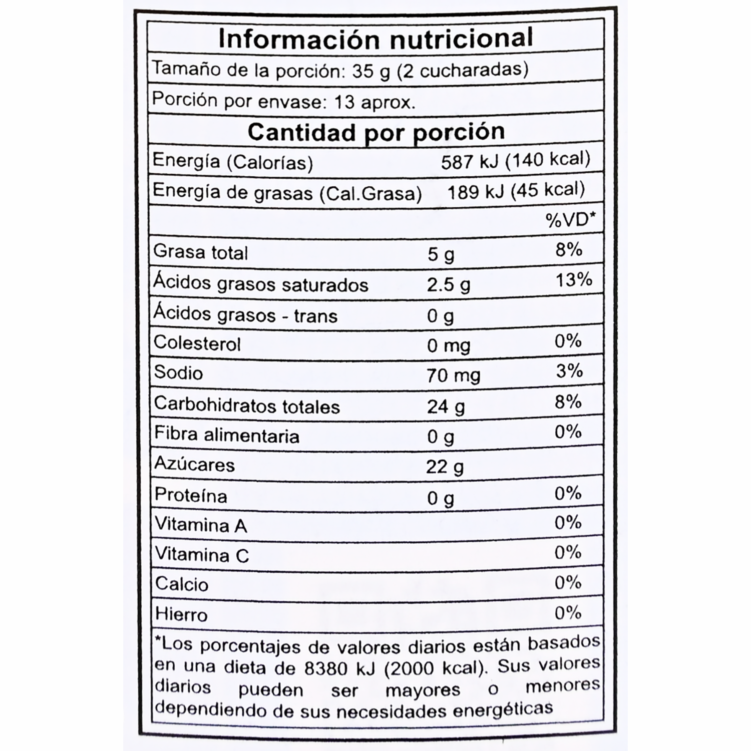 Crema Casera Sabor A Vainilla WESSON 454 g