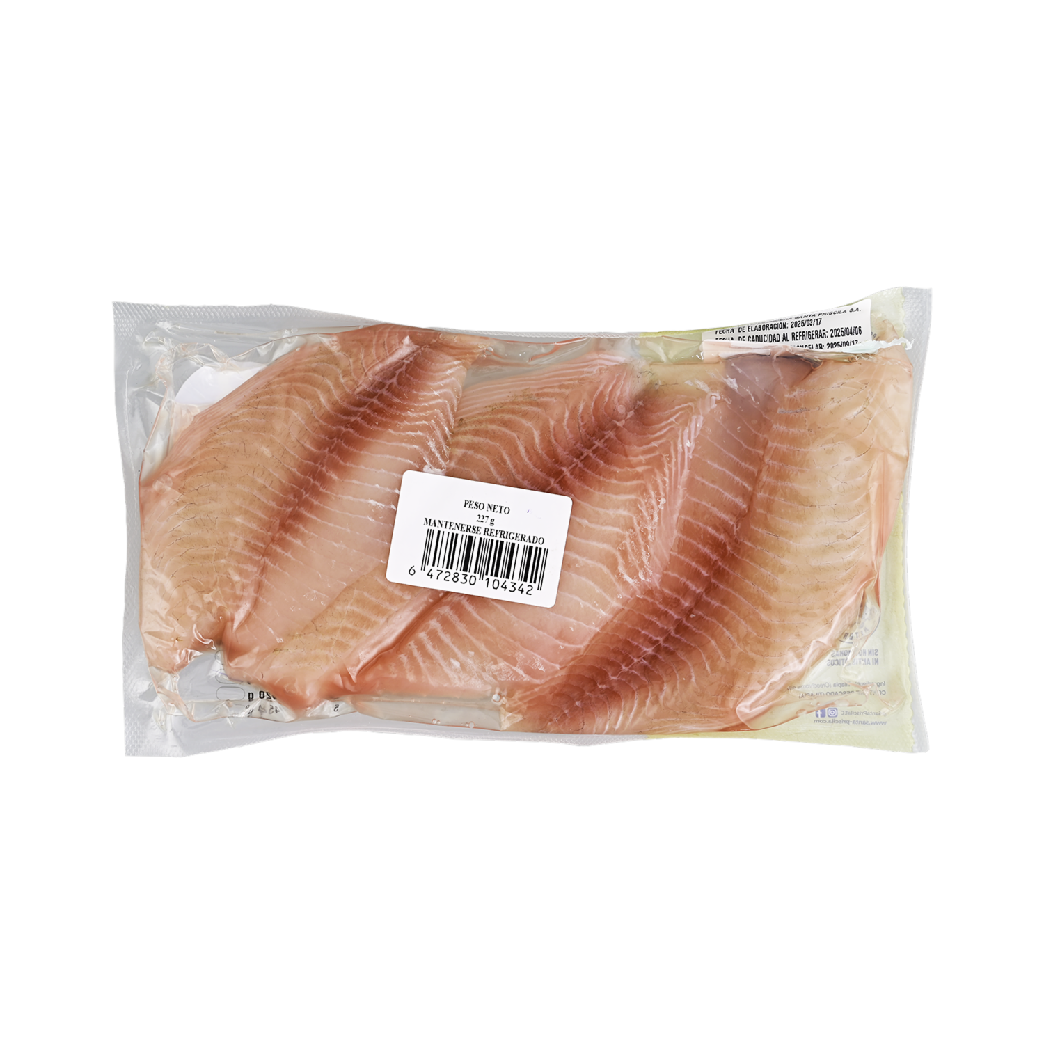 Tilapia Filete Fresco SANTA PRISCILA 227 G