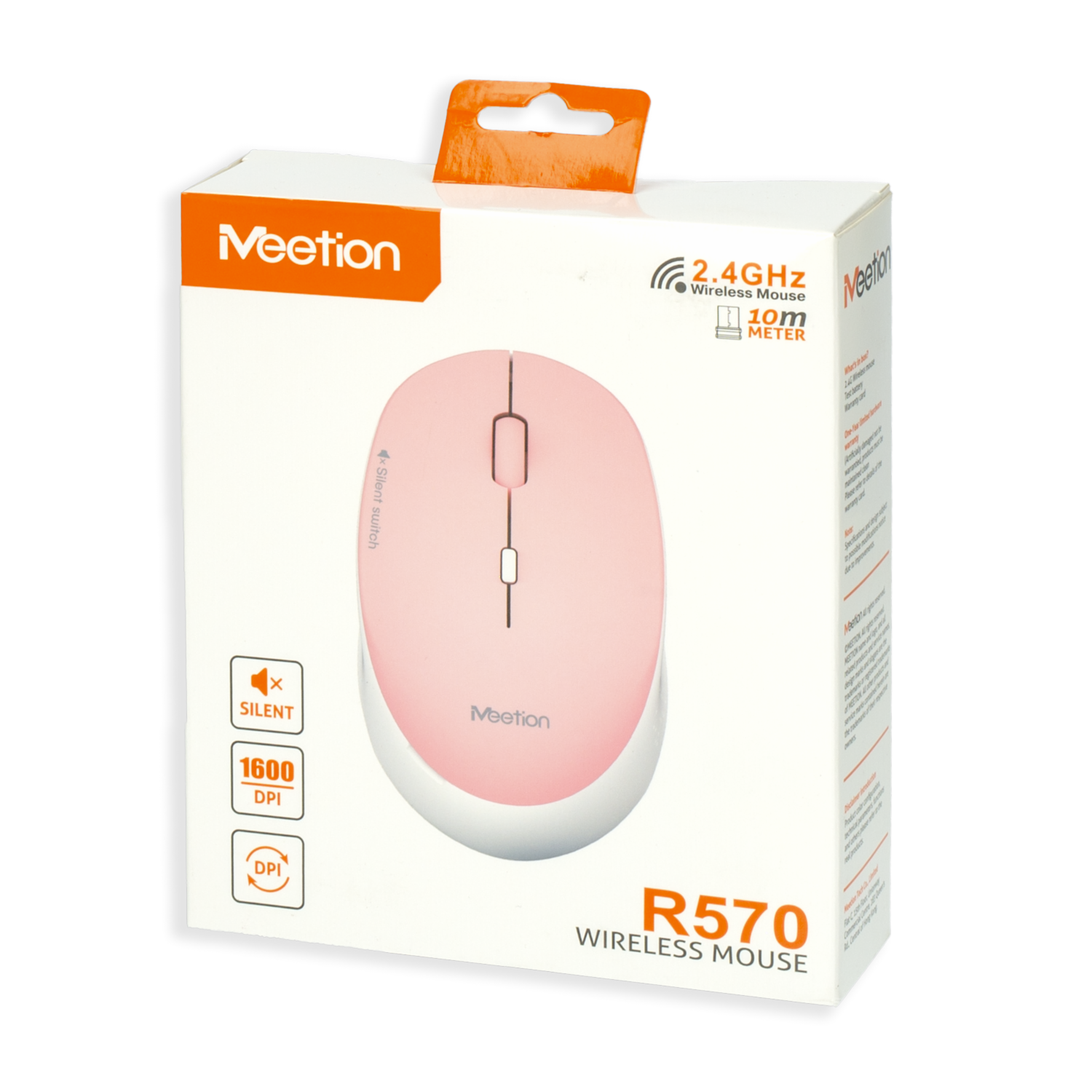 Mouse 2.4G  R570 Pink MEETION Wireless