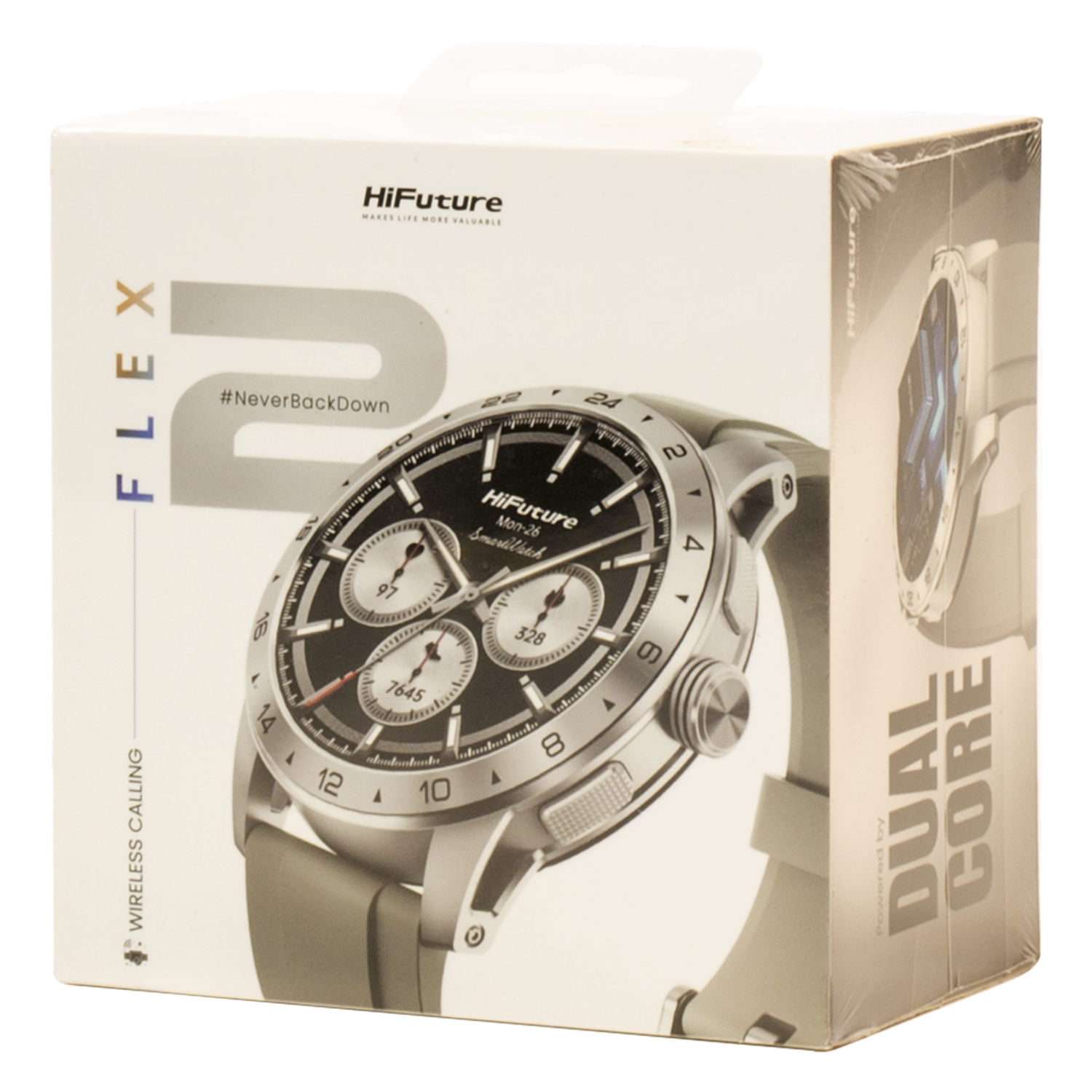Smartwatch Flex 2  Dual Core Plateado HIFUTURE 1,39″