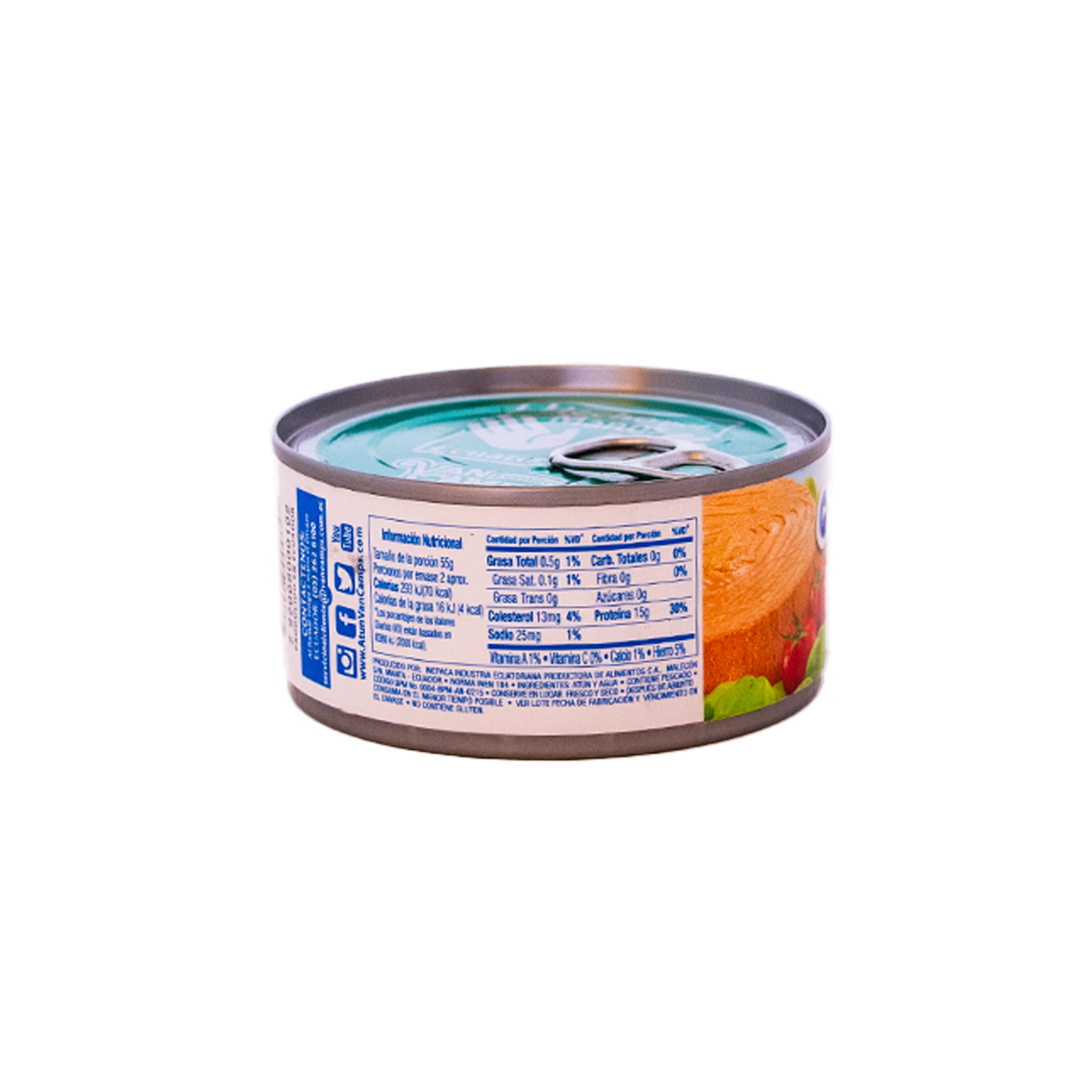 Atún Lomitos En Agua Light Con Abre Fácil VAN CAMP´S 184 G