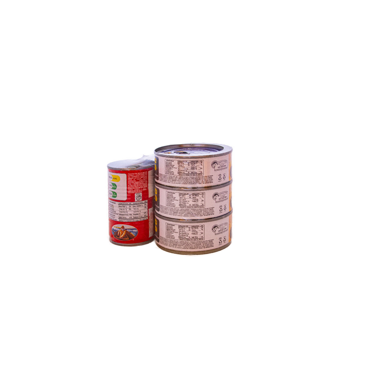 Atún Lomitos En Aceite de Girasol + Sardina VAN CAMP´S 3 X 160 G