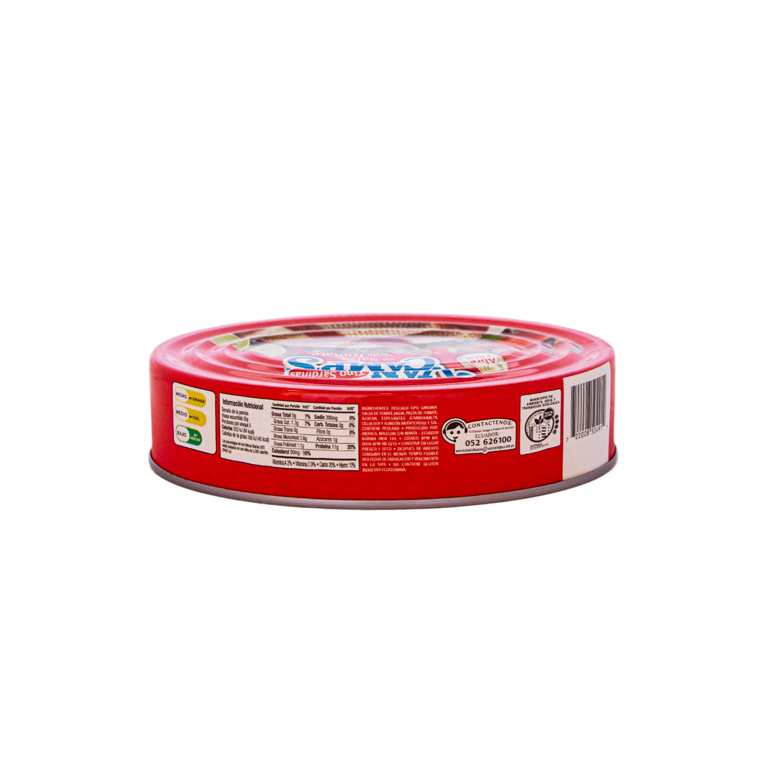 Sardina En Salsa De Tomate Con Abre Fácil VAN CAMP´S 425 G