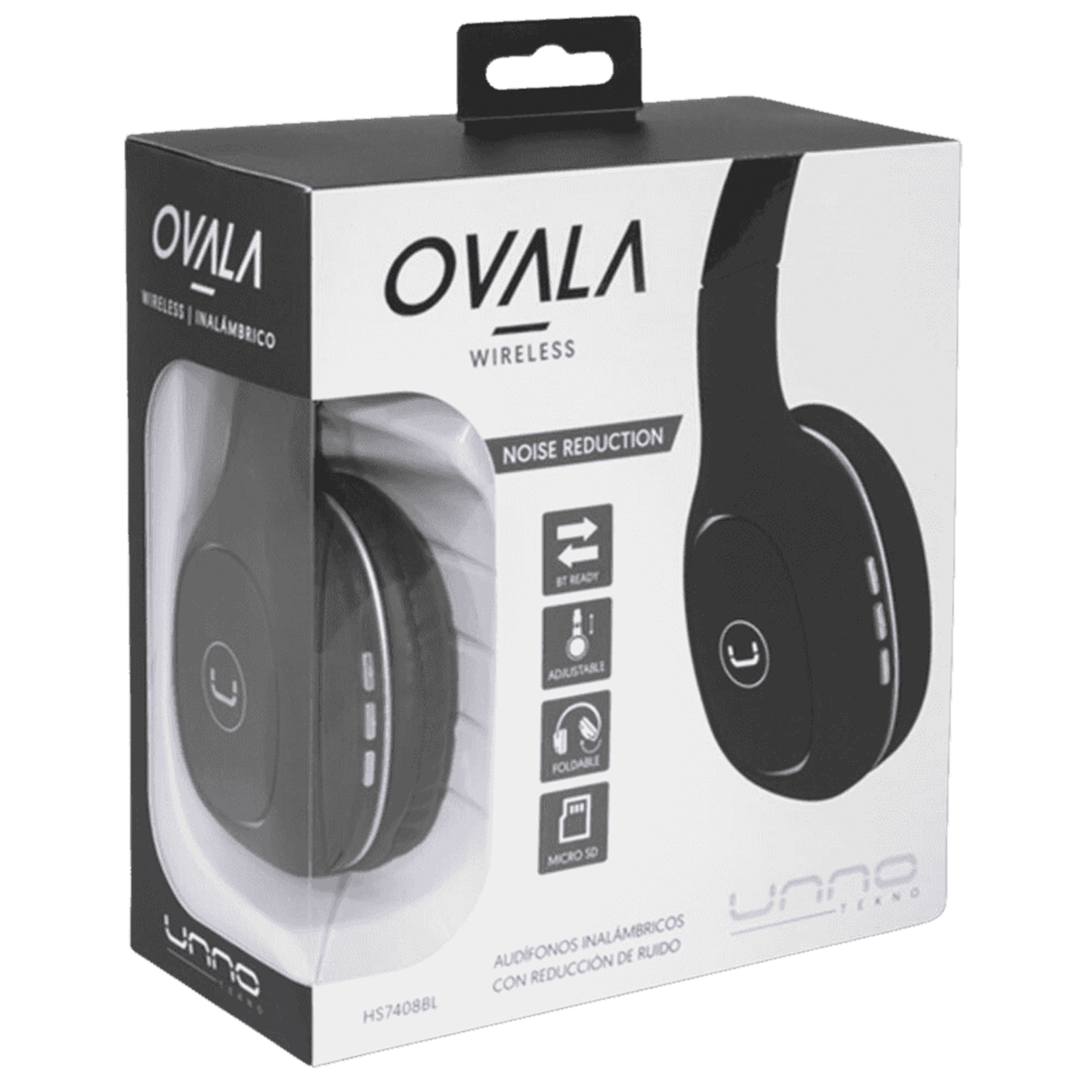 Audífonos Ovala Premium HS7408GY UNNO TEKNO Wireless