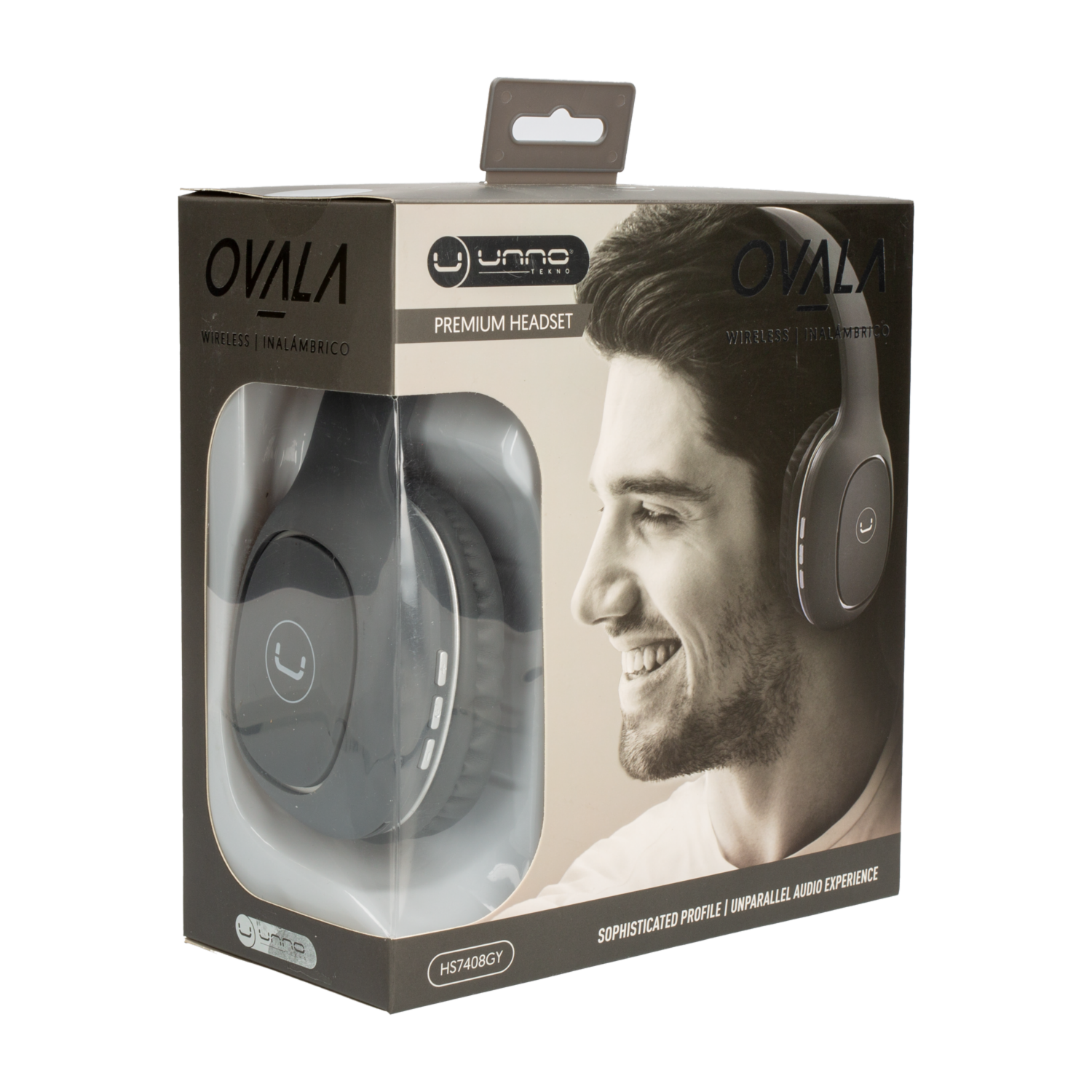 Audífonos Ovala Premium HS7408GY UNNO TEKNO Wireless