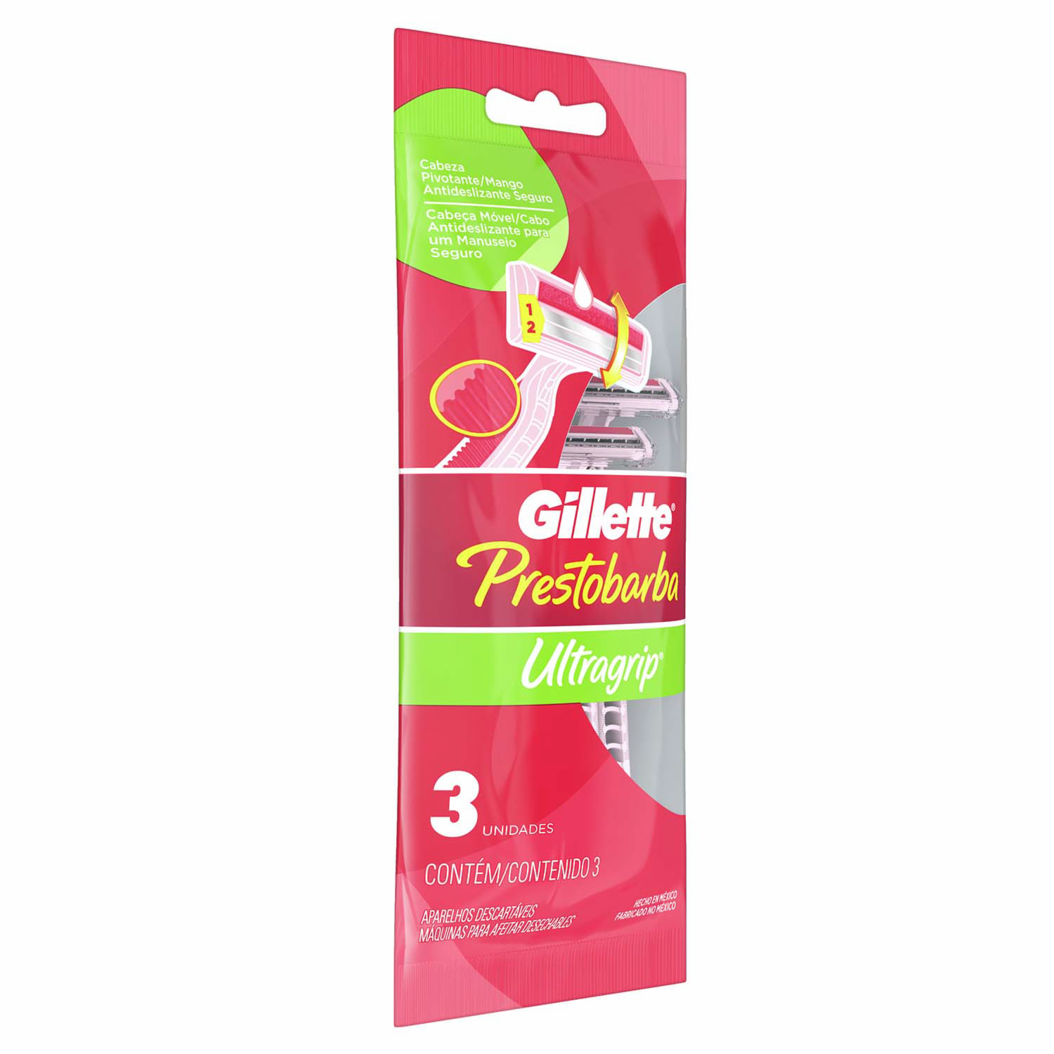 Razuradora Desechable Para Dama Prestobarba Ug GILLETTE X3 Uds