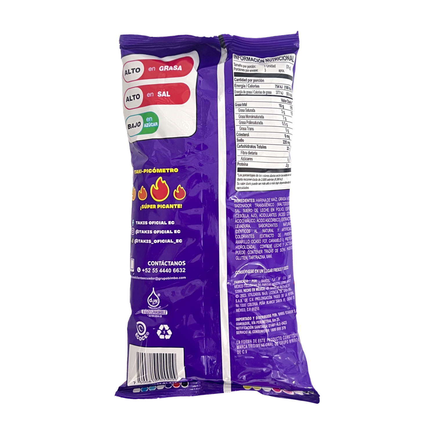 Takis Bocaditos De Maíz Volcano BARCEL 120 G