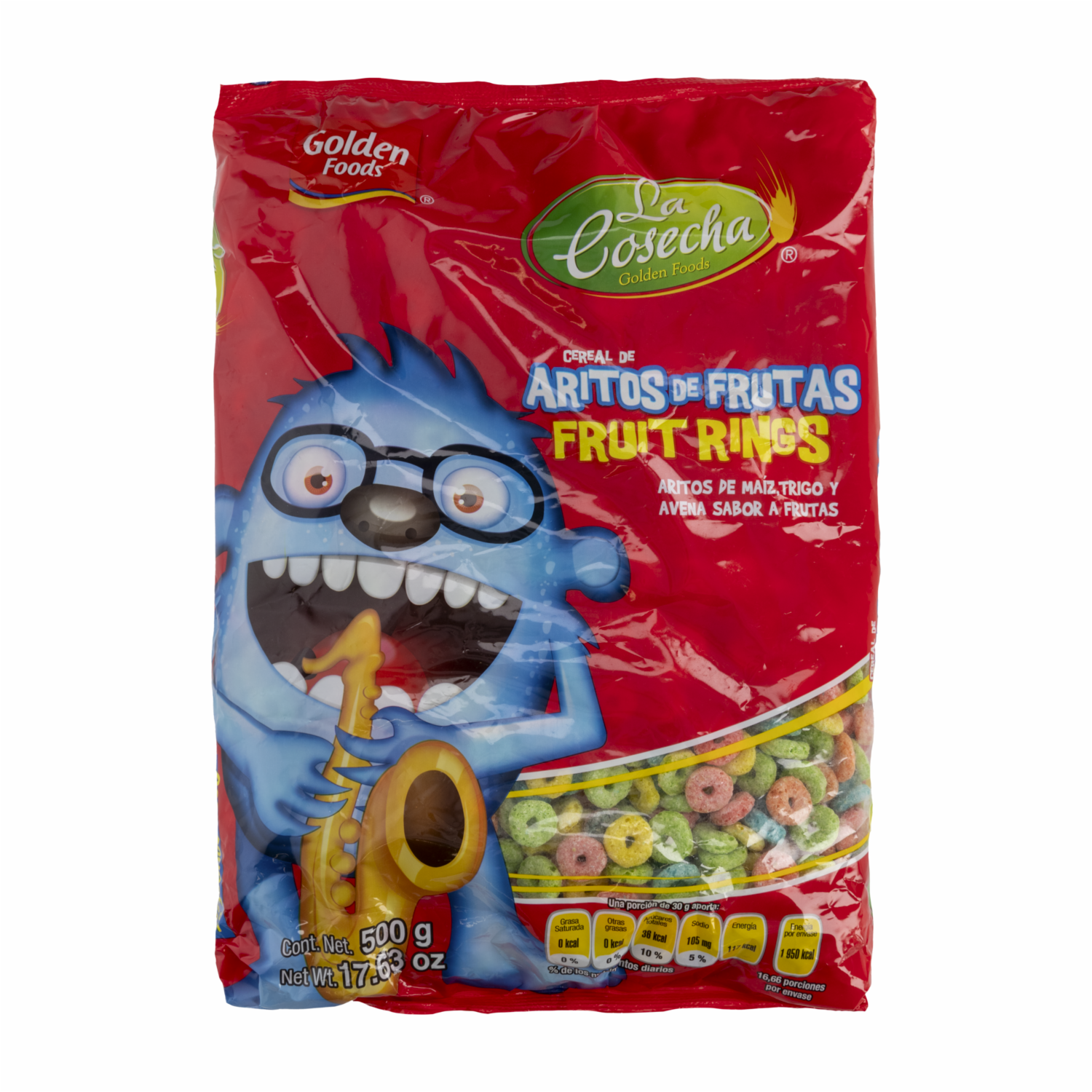 Cereal Aritos De Frutas LA COSECHA 500 g