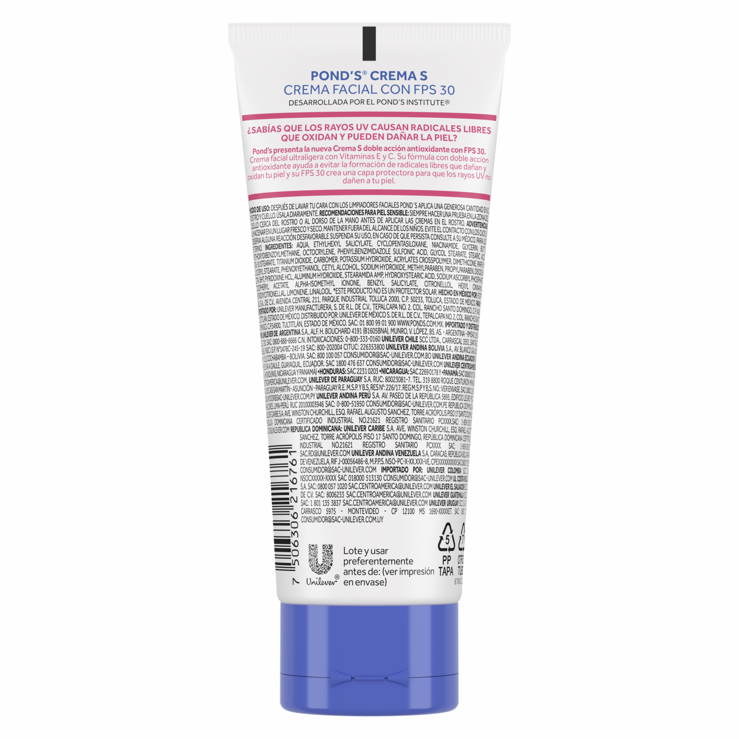 Crema Facial Humectante POND’S 100 G