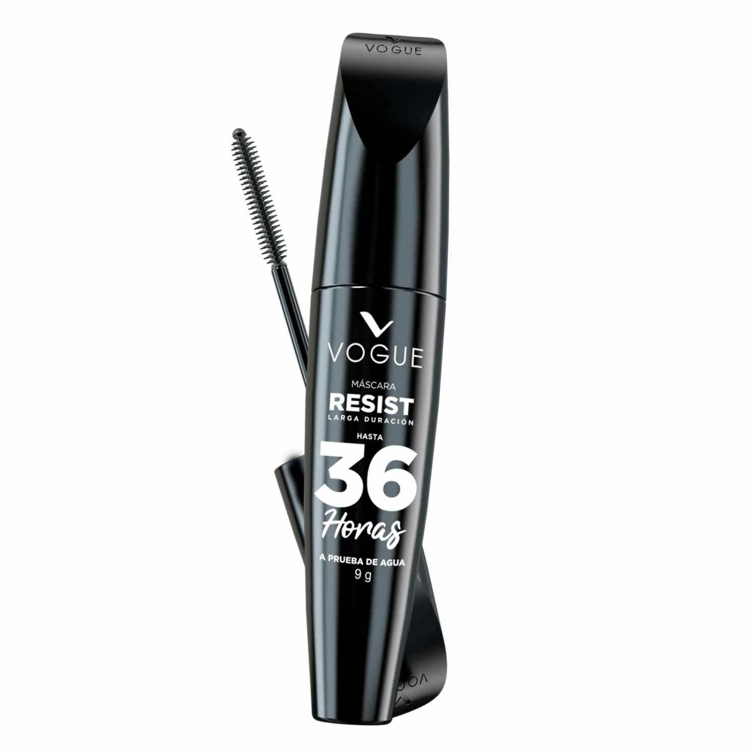 Máscara De Pestañas Resist A Prueba De Agua Negro VOGUE 9 G