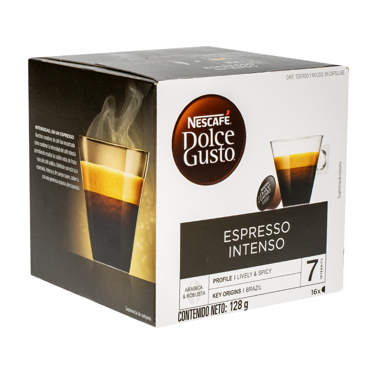 Café En Cápsulas Expresso Intenso NESCAFÉ DOLCE GUSTO 128 G