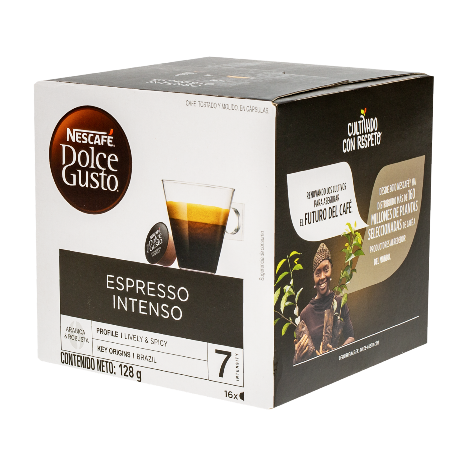 Café En Cápsulas Expresso Intenso NESCAFÉ DOLCE GUSTO 128 G