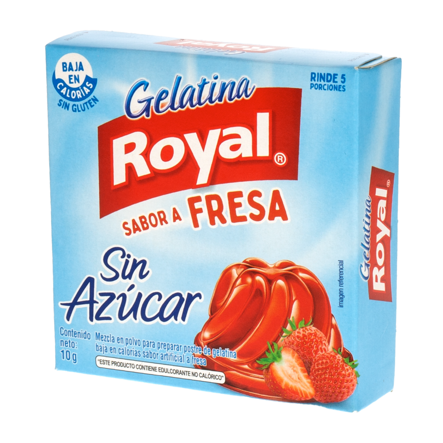 Gelatina Light Sabor Fresa ROYAL 10 G