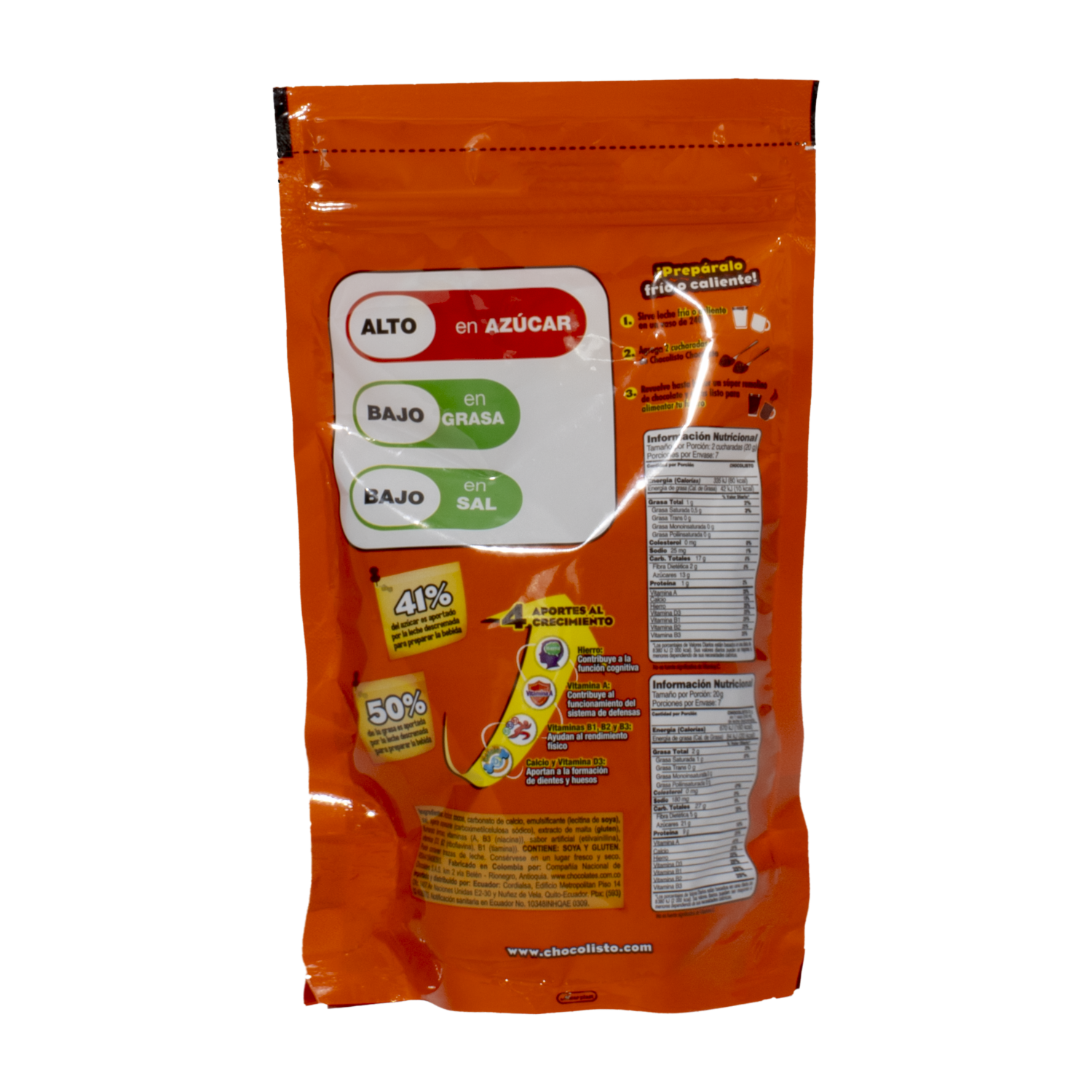 Chocolate En Polvo CHOCO LISTO 140 G