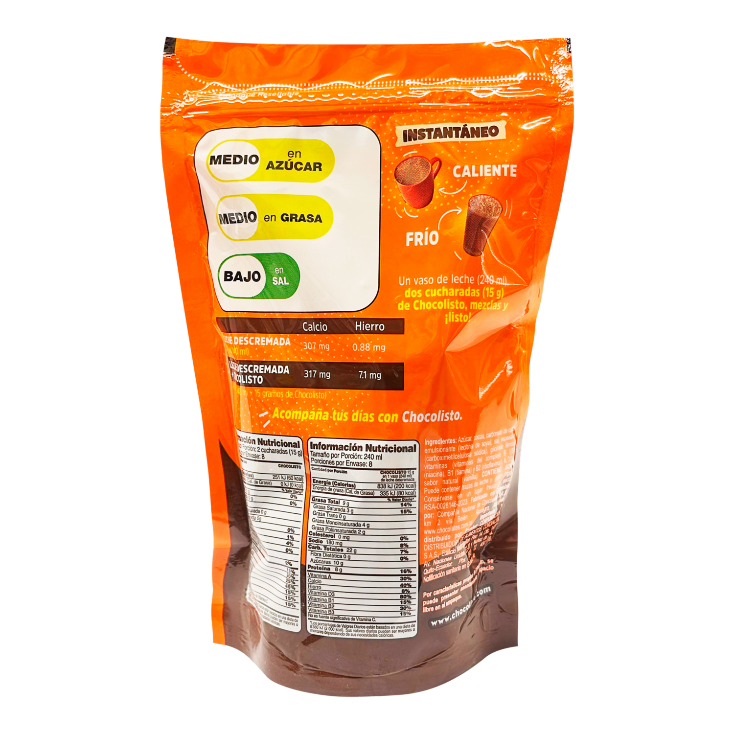 Chocolate En Polvo CHOCO LISTO 120 G