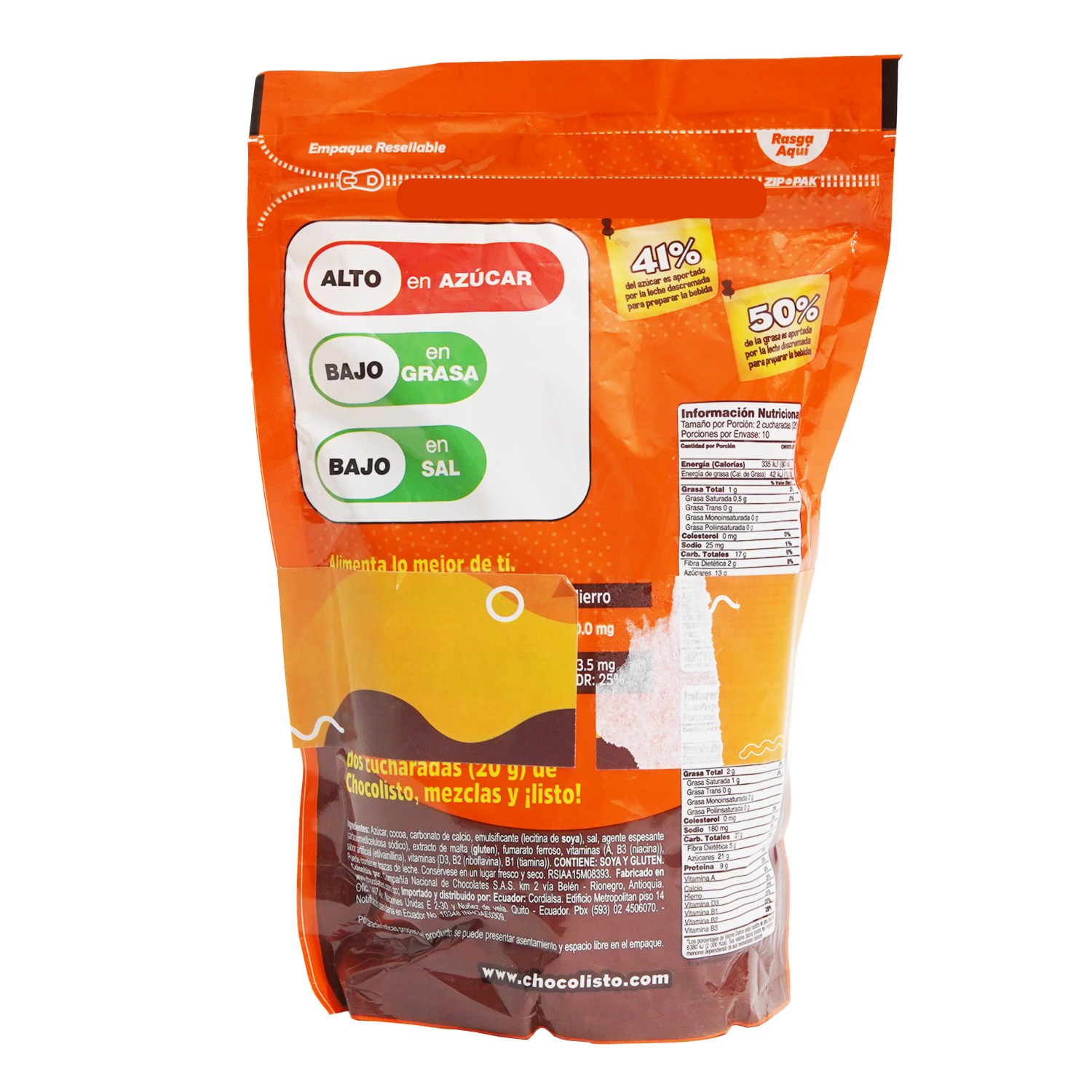 Funda De Cocoa CHOCO LISTO 200 G