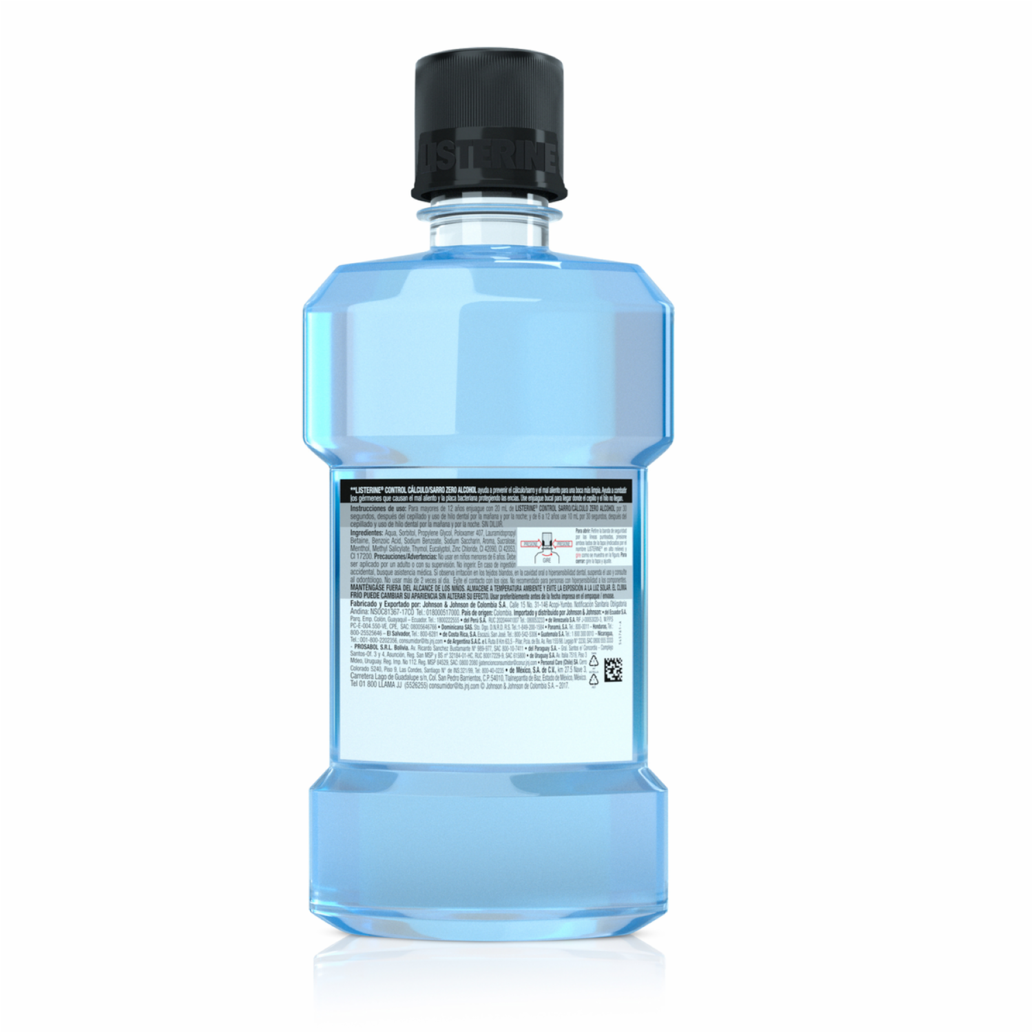 Enjuague  Bucal Control Cálculo Zero Alcohol LISTERINE 500 Ml
