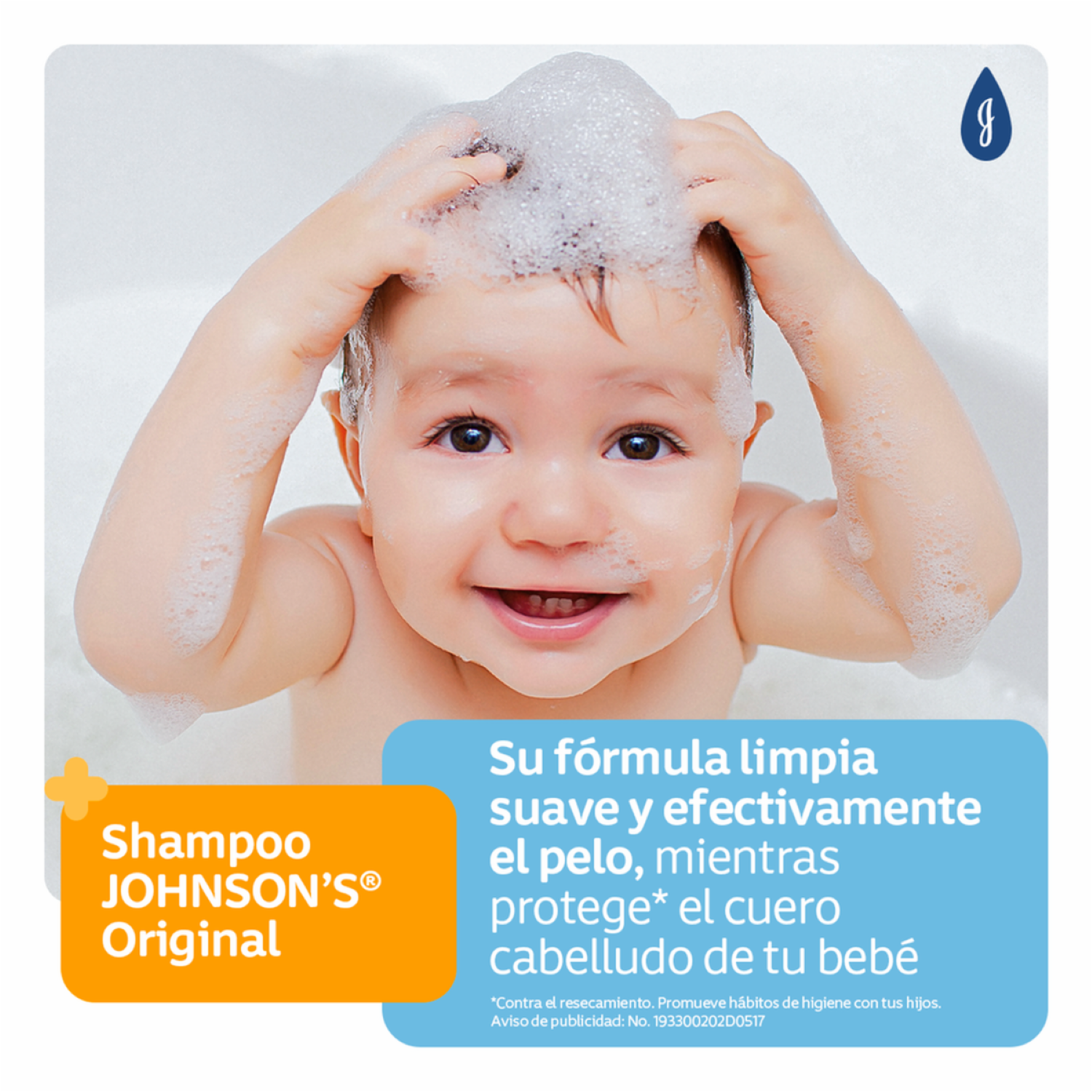 Shampoo Bebé Original JOHNSON’S 1000 Ml